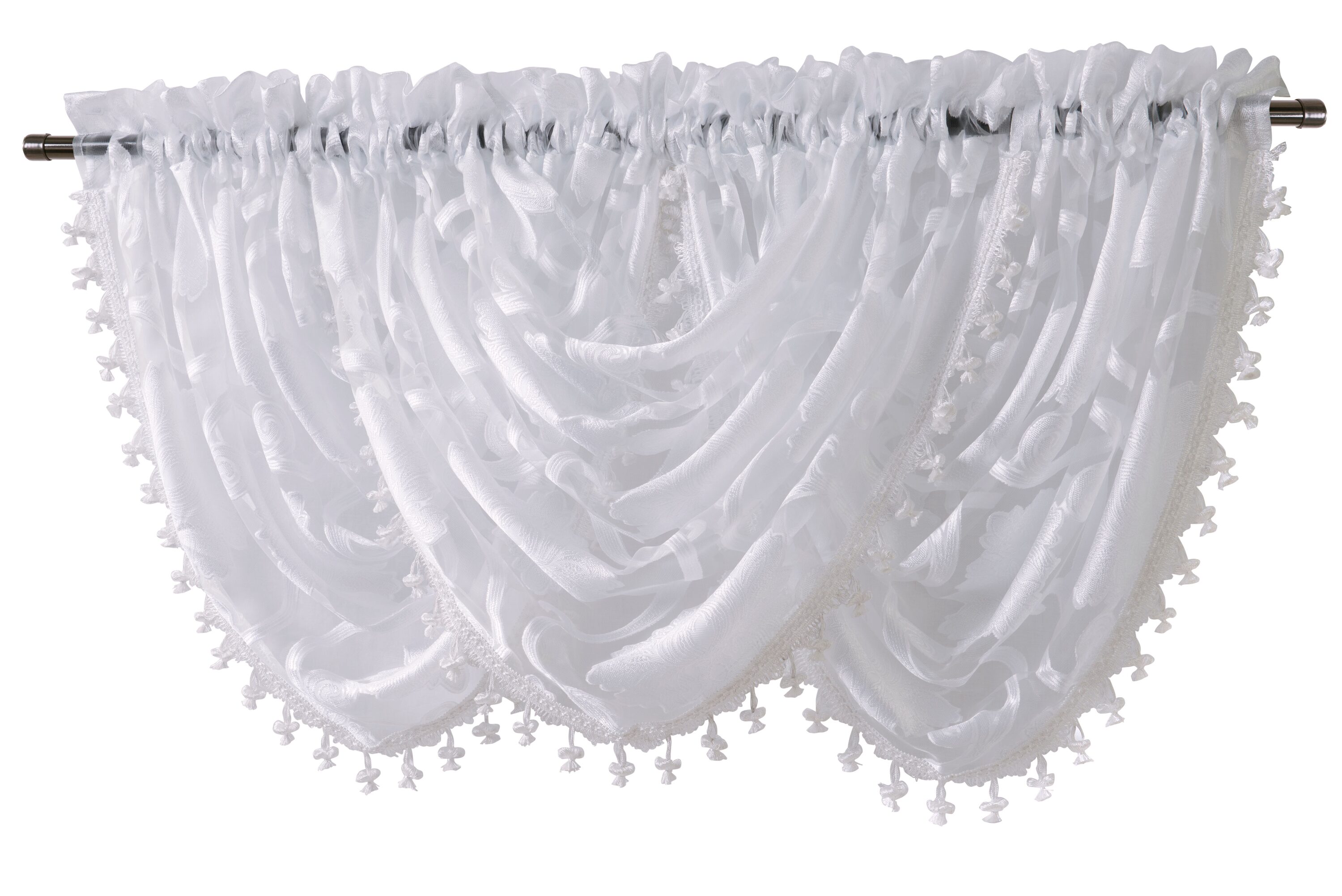 KATE AURORA MILAWI-5PC-WHITE curtains - View #3