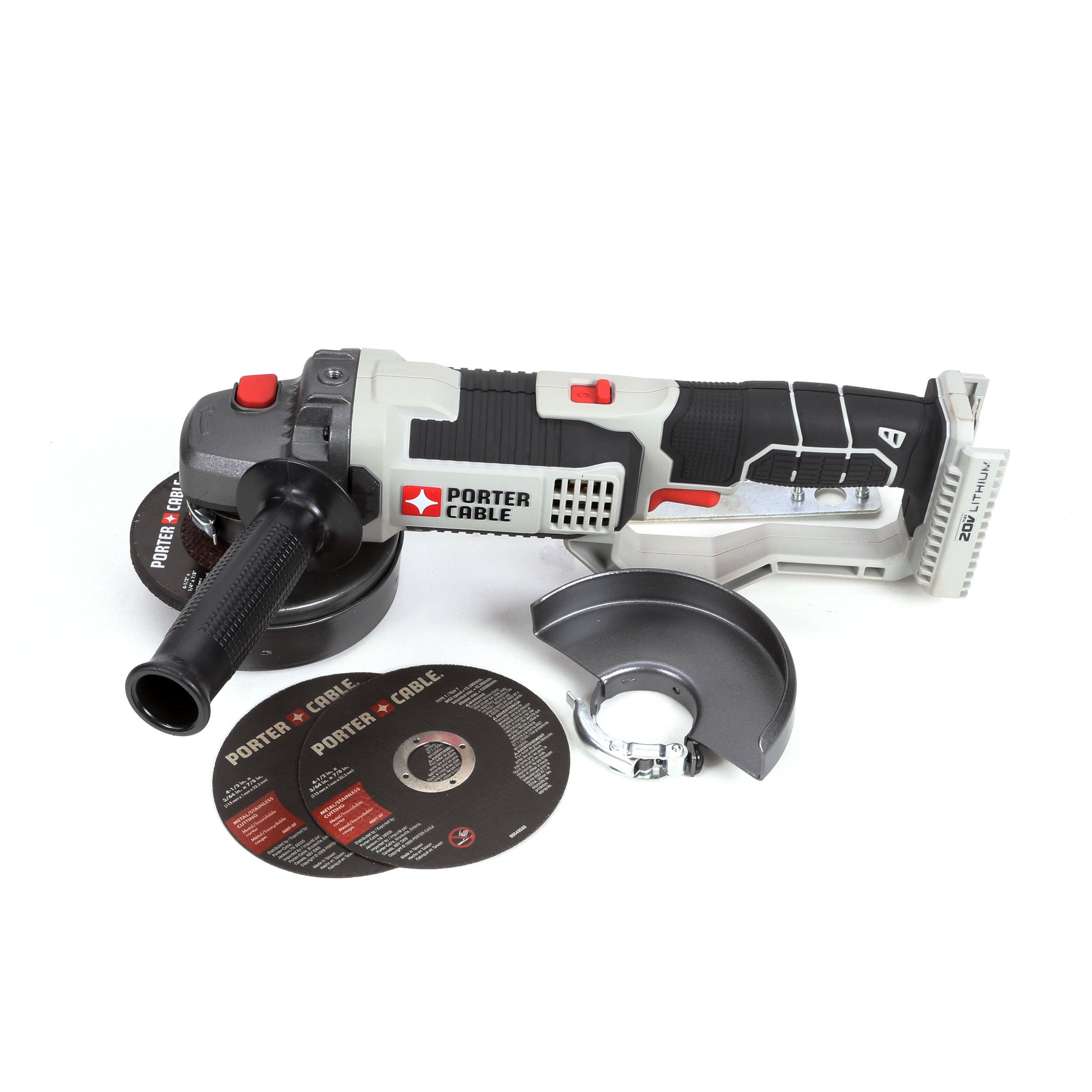 PORTER-CABLE 4.5-in 20-volt Trigger Switch Cordless Angle Grinder in the  Angle Grinders department at