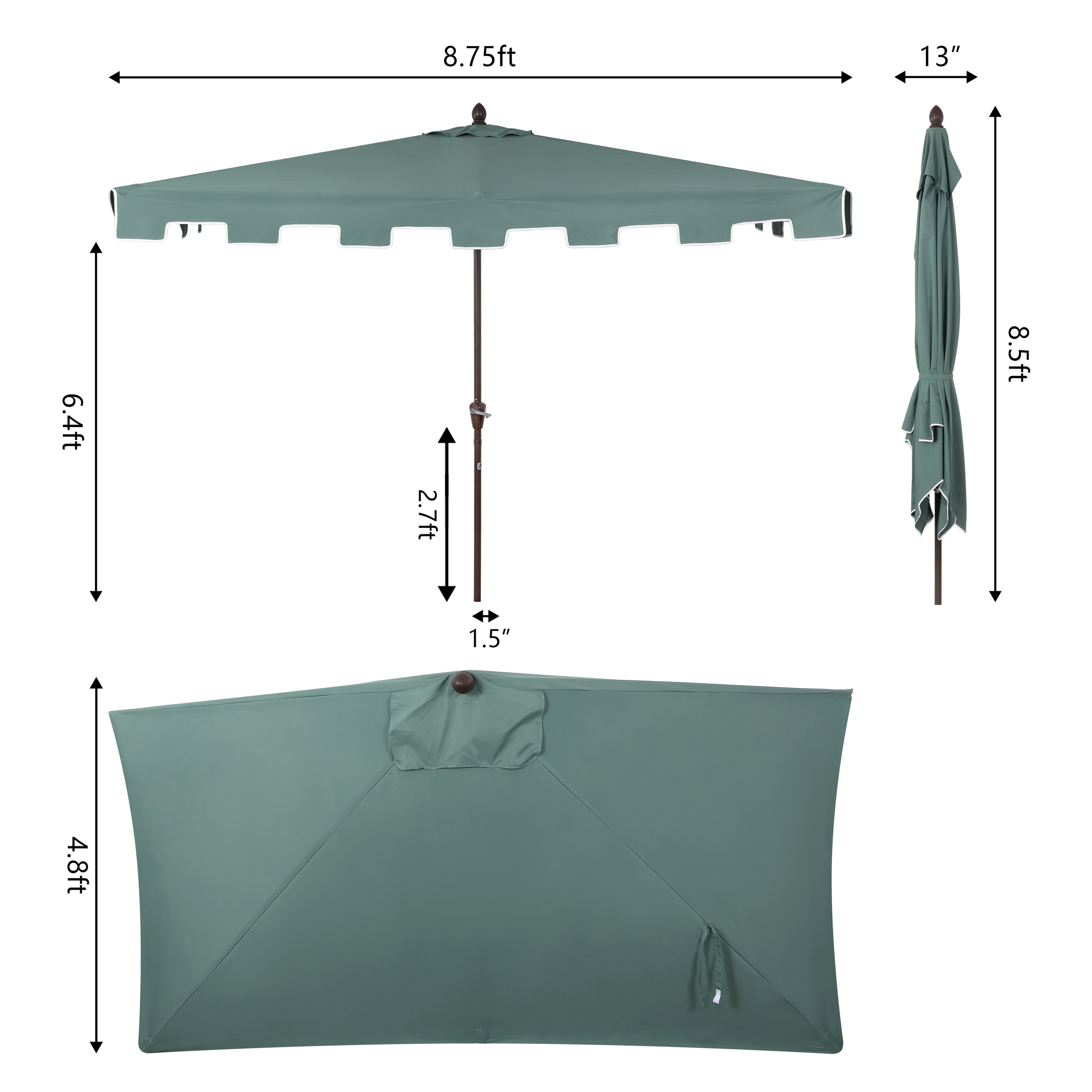 JONATHAN  Y UMB1200E Umbrellas-2 - View #4