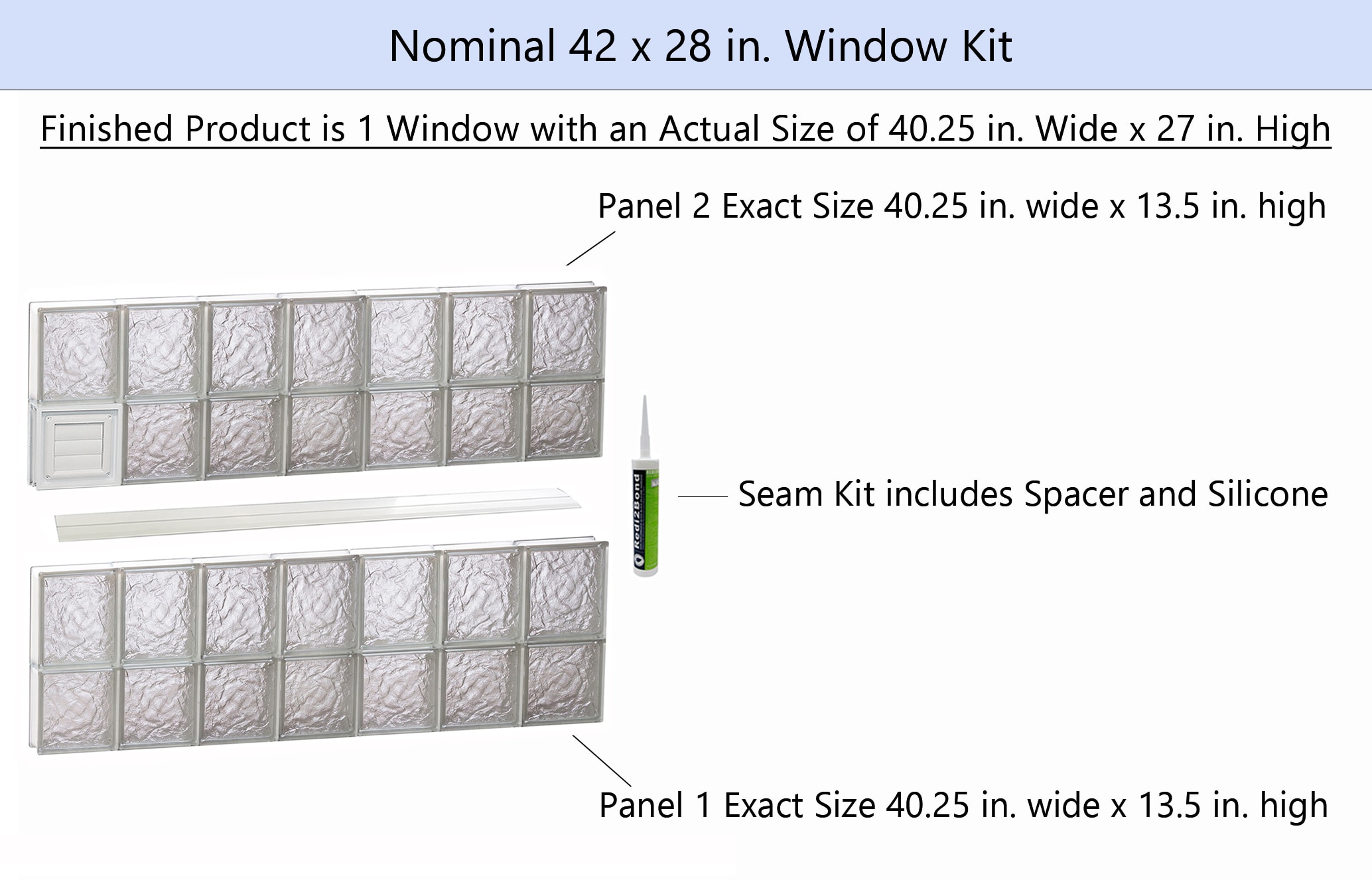 REDI2SET D4228IS Glass-Block-Windows - View #2