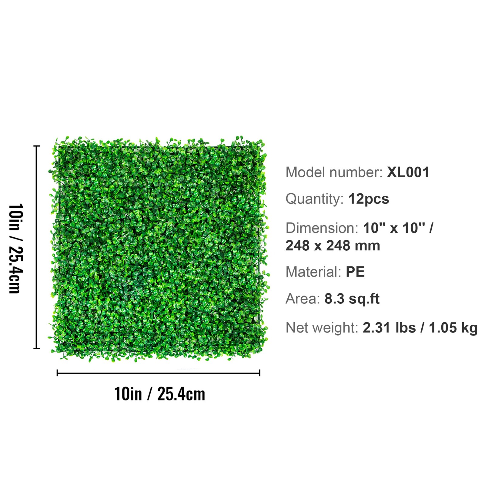 VEVOR PJSRZZWQ12PCFZ3DLV0 Precut-Artificial-Grass - View #8