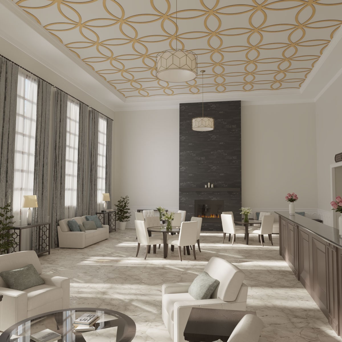 Ekena Millwork CELW47X47X0375LEYMF Wall-Panels - View #8
