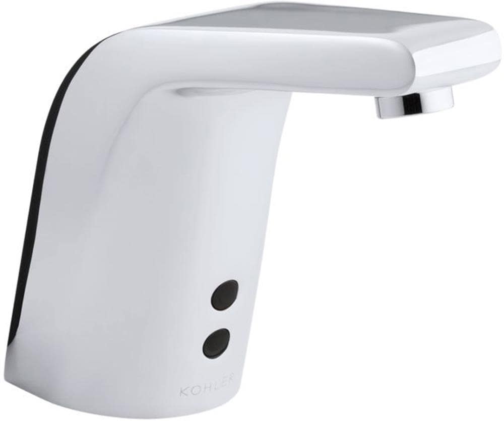 KOHLER 13463-CP Polished Chrome Single hole Touchless Commercial Touchless Bathroom Sink Faucet