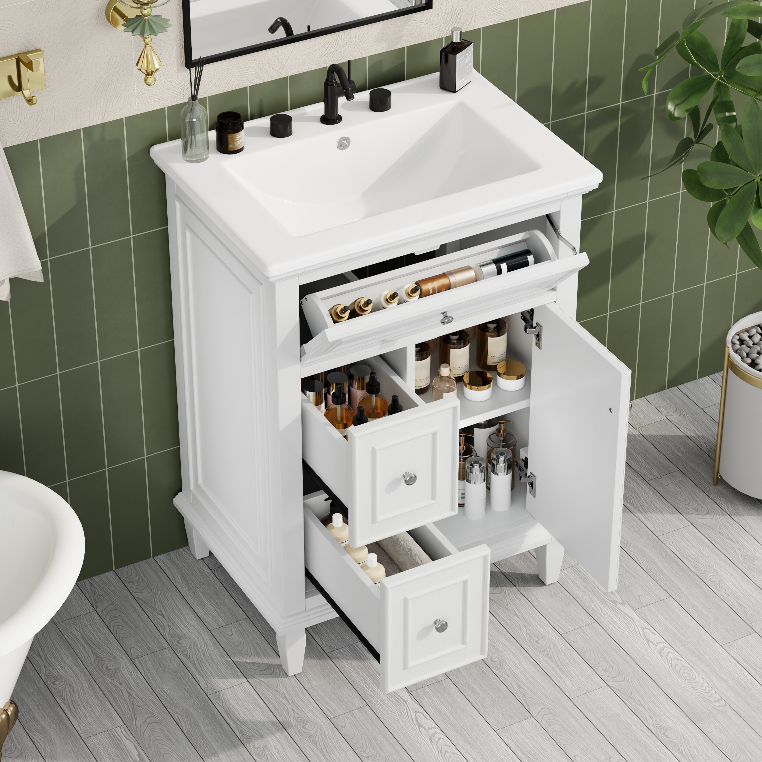 ModernLuxe L3P-N759P252821K Bath-Vanity-Combo - View #2