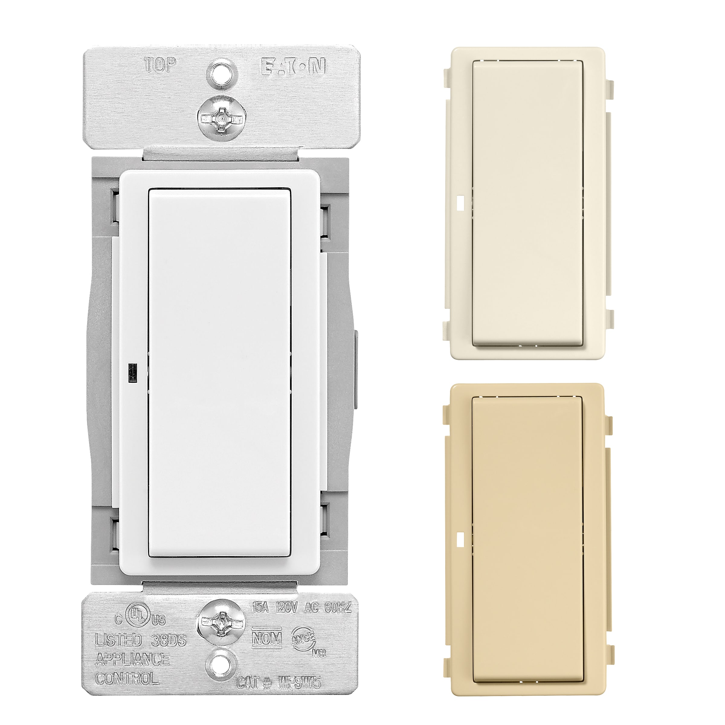 Commercial Electric 15 Amp Single-Pole White Smart Light Switch