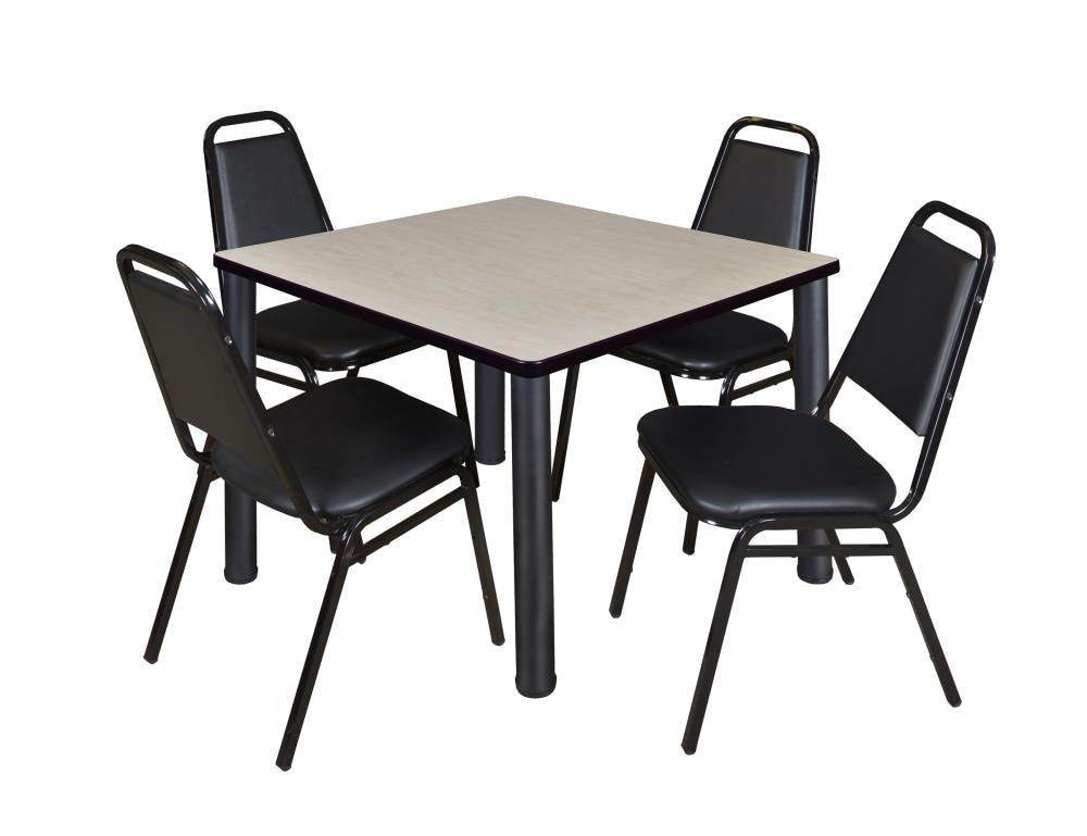 Regency TB4242PLBPBK29BK Kee Off-white 4 -Person Training table ( 42-in W x 29-in H )