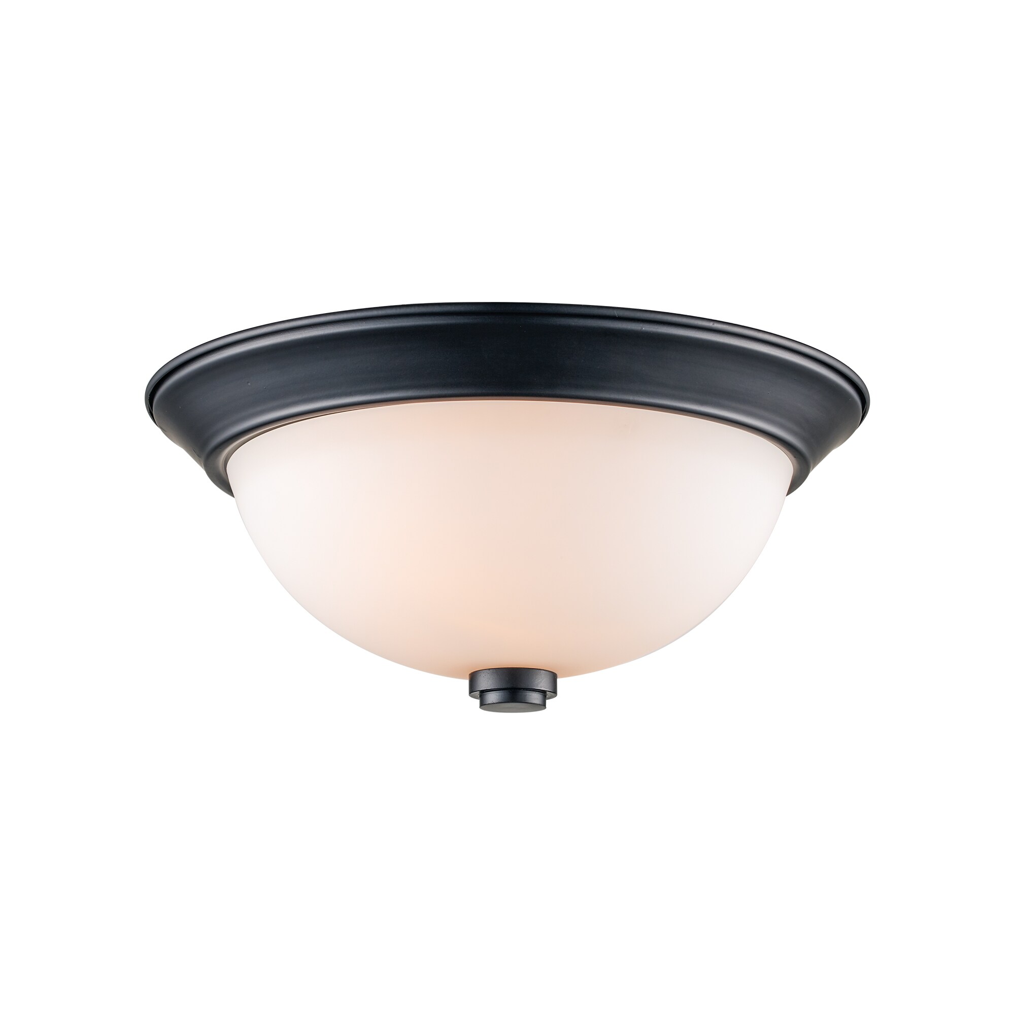Trans Globe 70526-13 BK Mod Pod 2 -Light 13-in Multiple colors/finishes Flush Mount Light