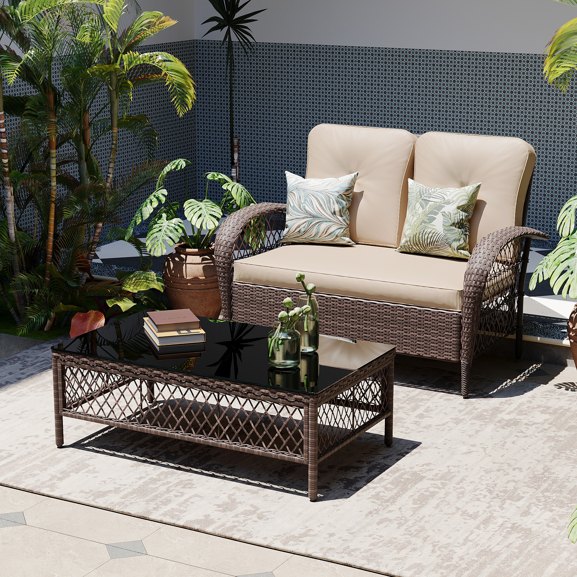 Patio Watcher LH2-B-BEIGE Patio-Chairs - View #2