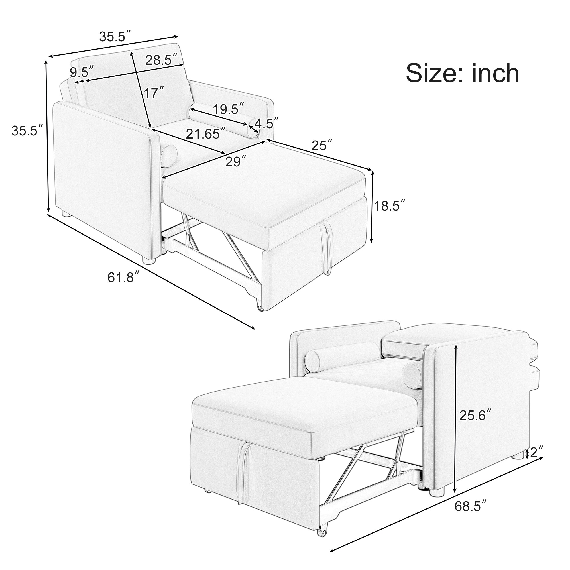 ModernLuxe BS701P179768L chairs - View #5