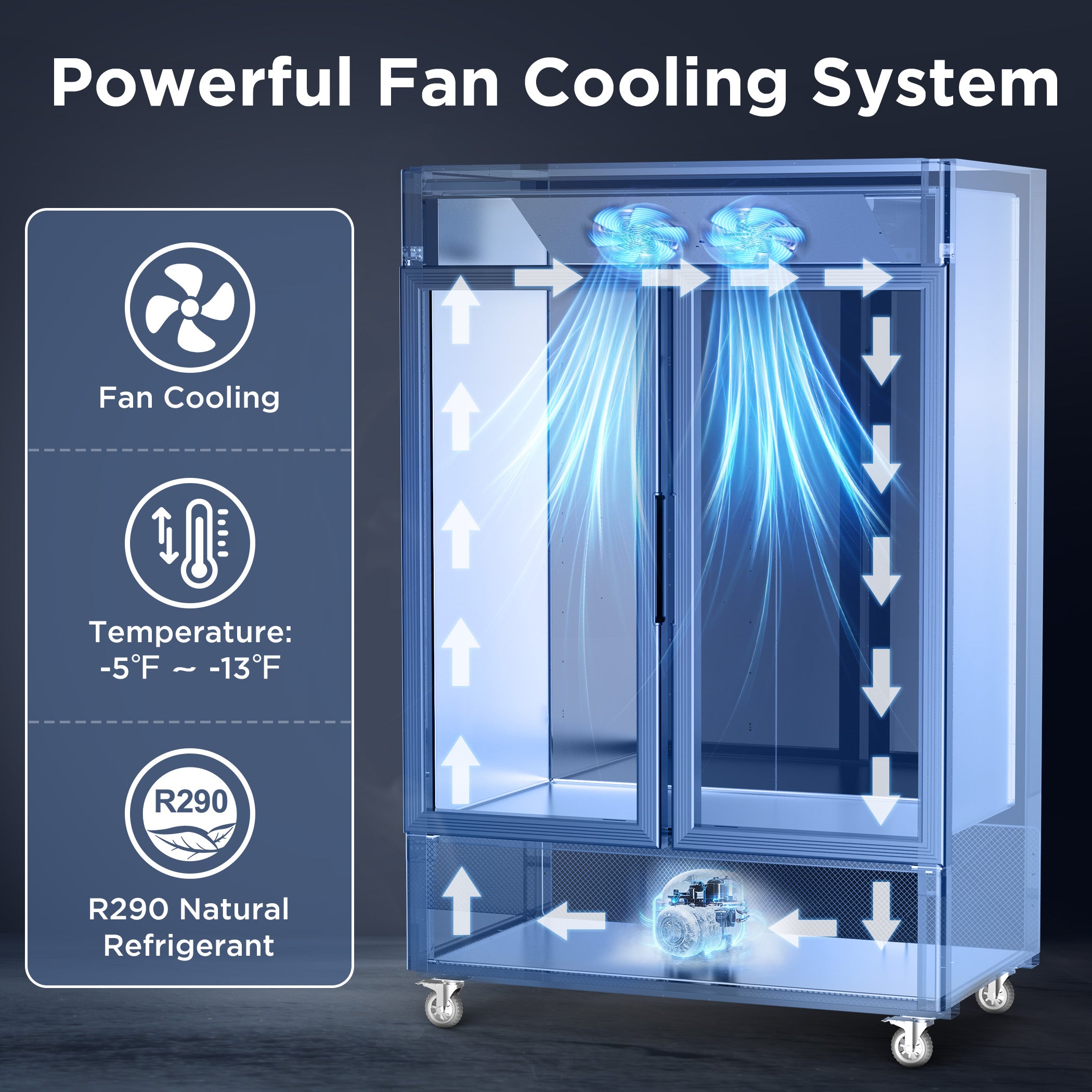 Coolake MF-49G Commercial-Freezers - View #6