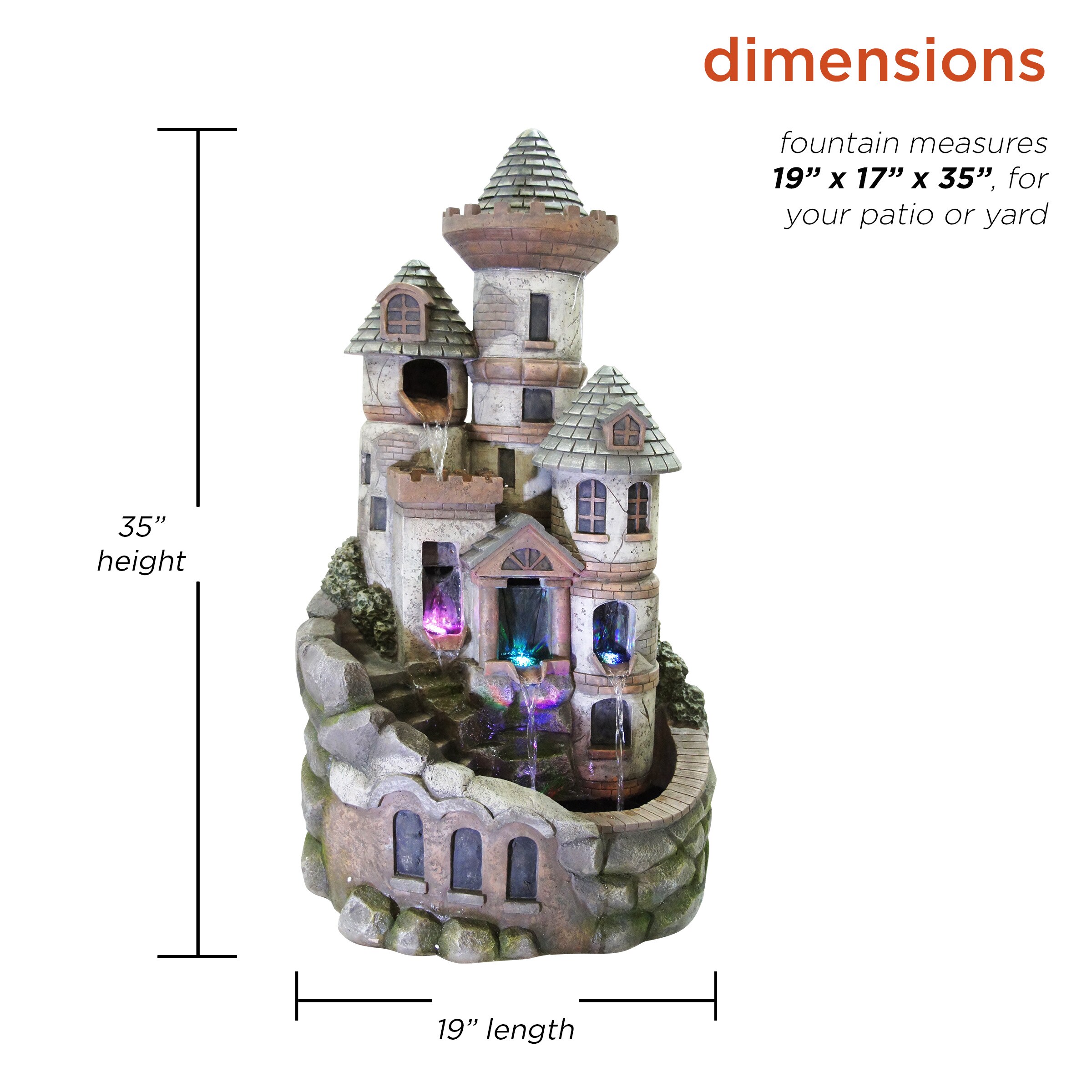 Alpine Corporation USA1368 fountains - View #3