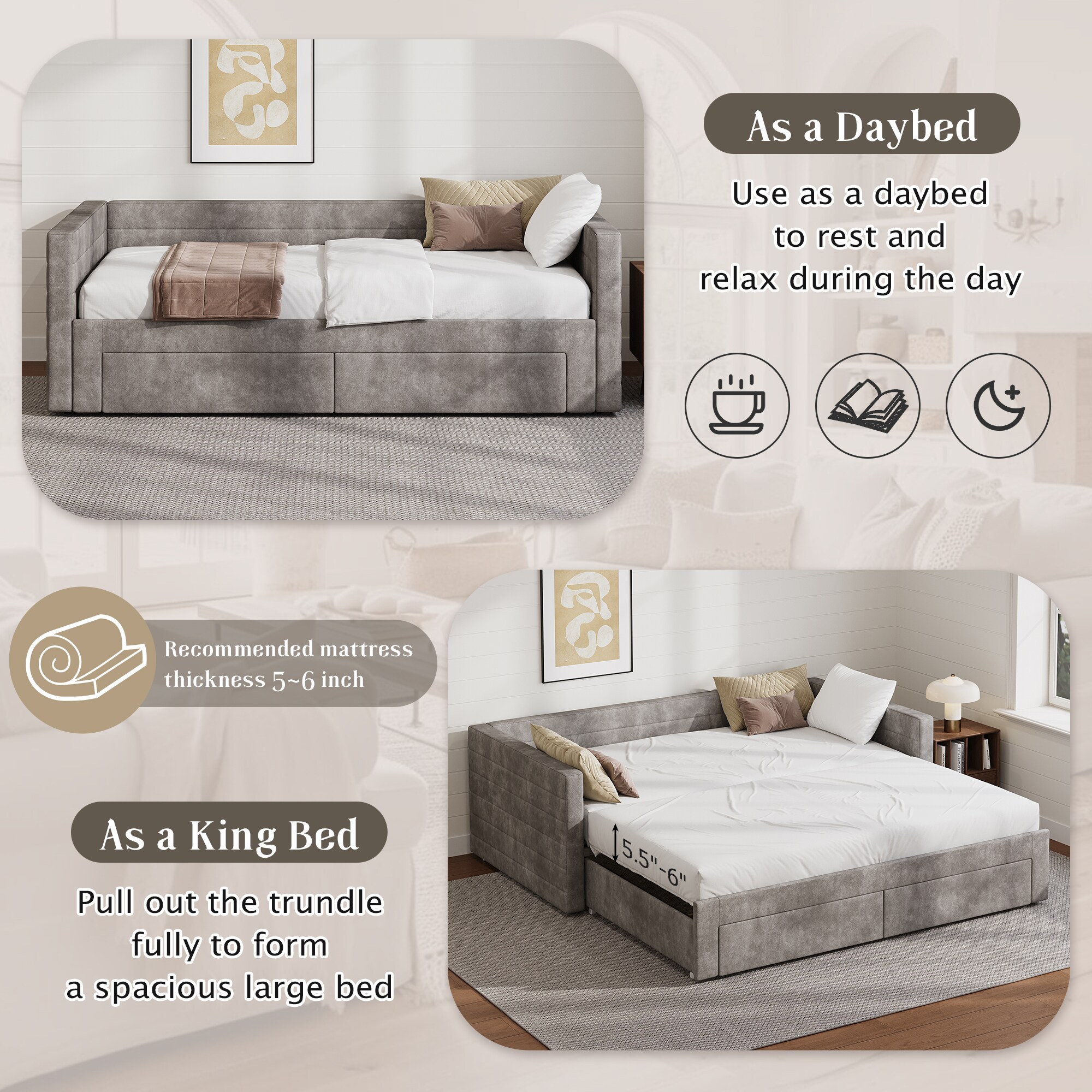 ModernLuxe L3P-BS701P336253E beds - View #3