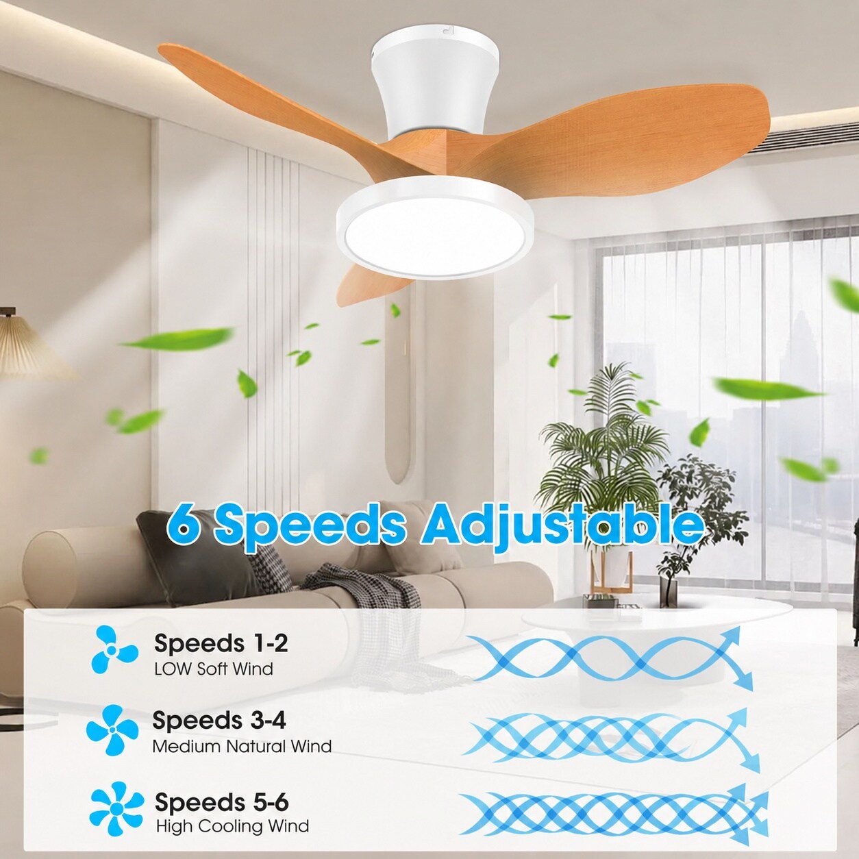 Oyezvary LOZ0610O063 Ceiling-Fans - View #4