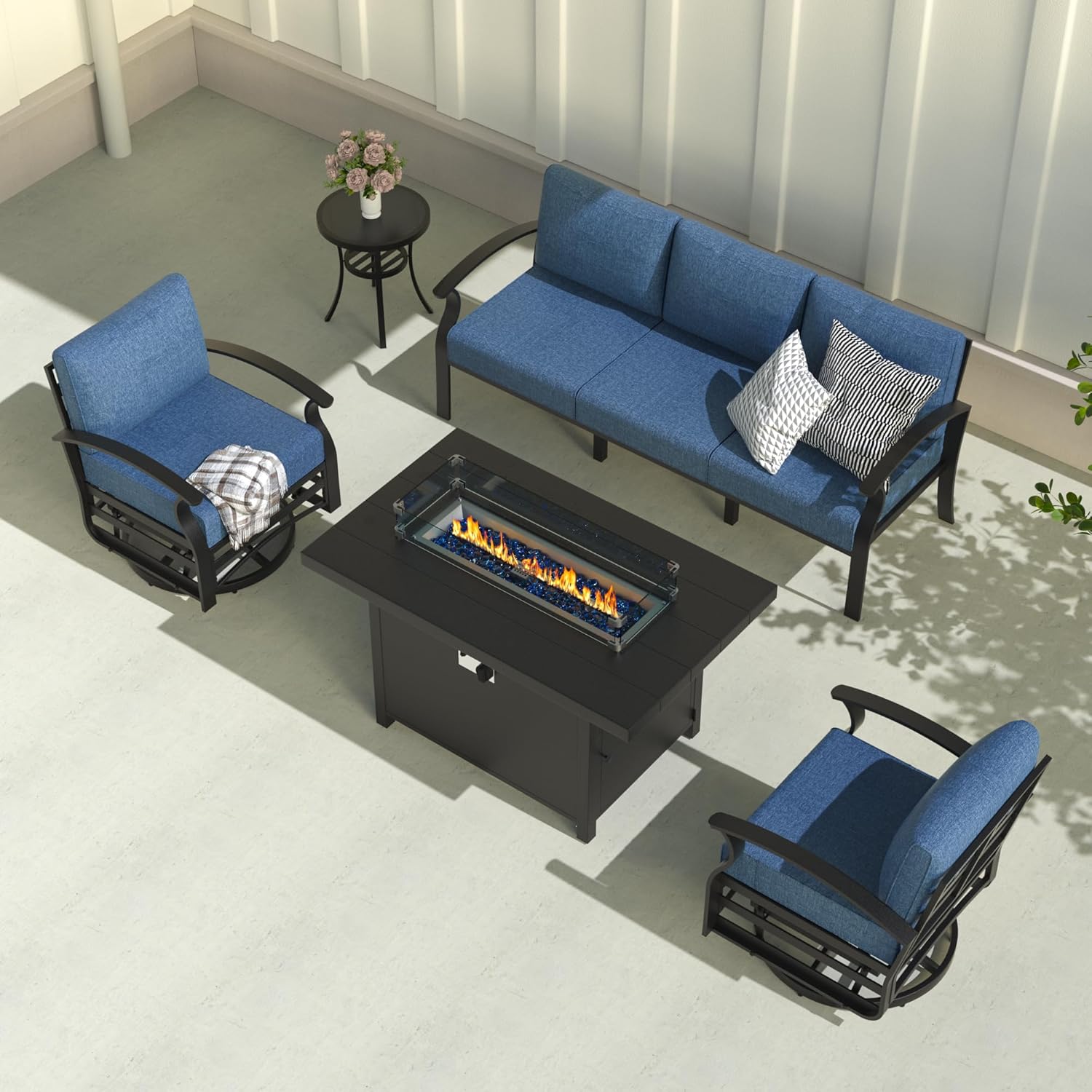 ALAULM LS-A-5SRFP-NAVY Patio-Conversation-Sets - View #8