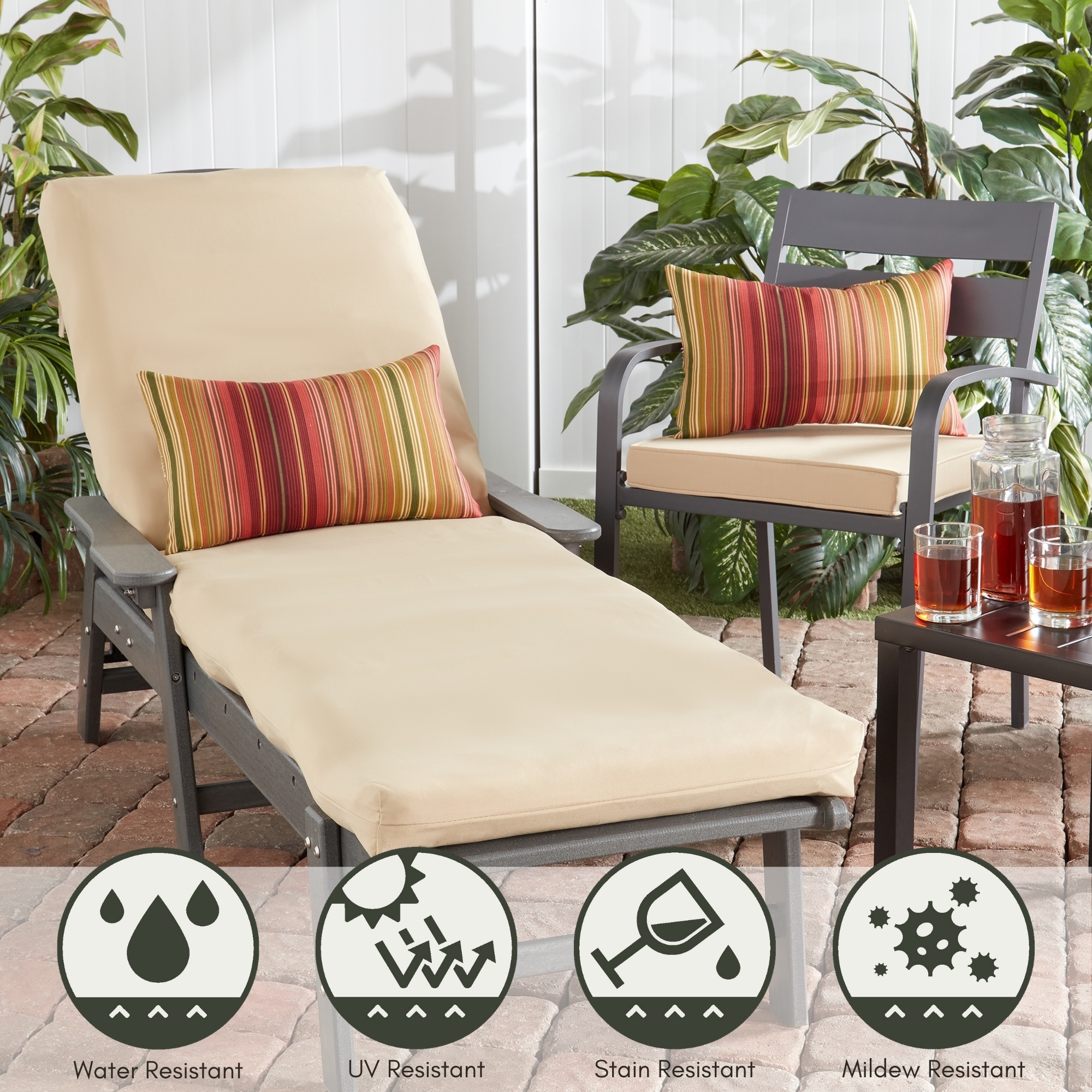 Greendale Home Fashions OC5811S2-KINNIBARI Outdoor-Accent-Pillows - View #3