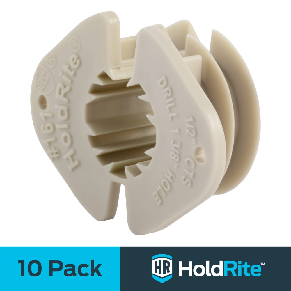 HoldRite 161Z10 10 -Pack 1/2-in to 1/2-in dia Plastic Stud isolation insert