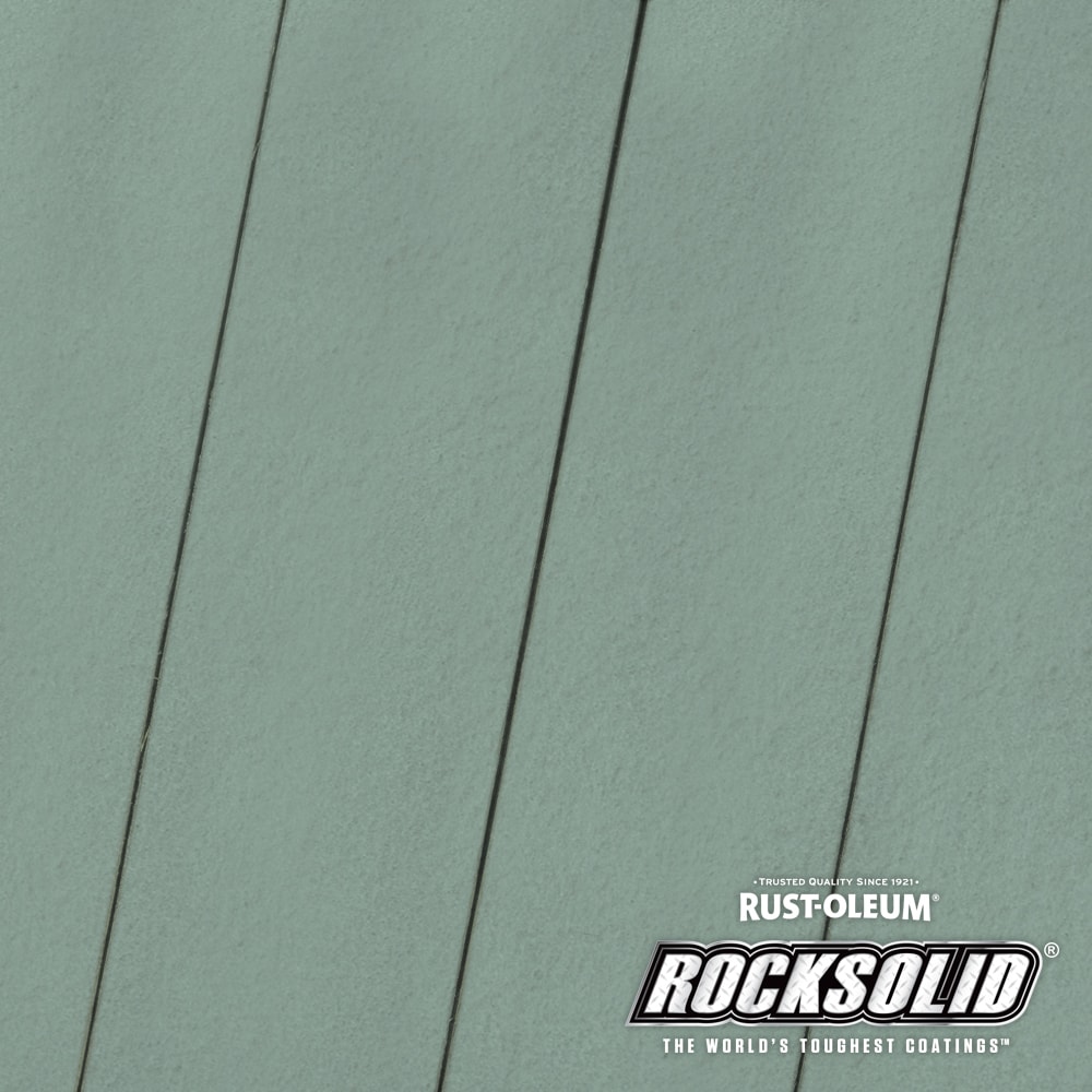 Rust-Oleum RockSolid 20X Deck Resurfacer Pre-tinted Moss Solid Exterior ...