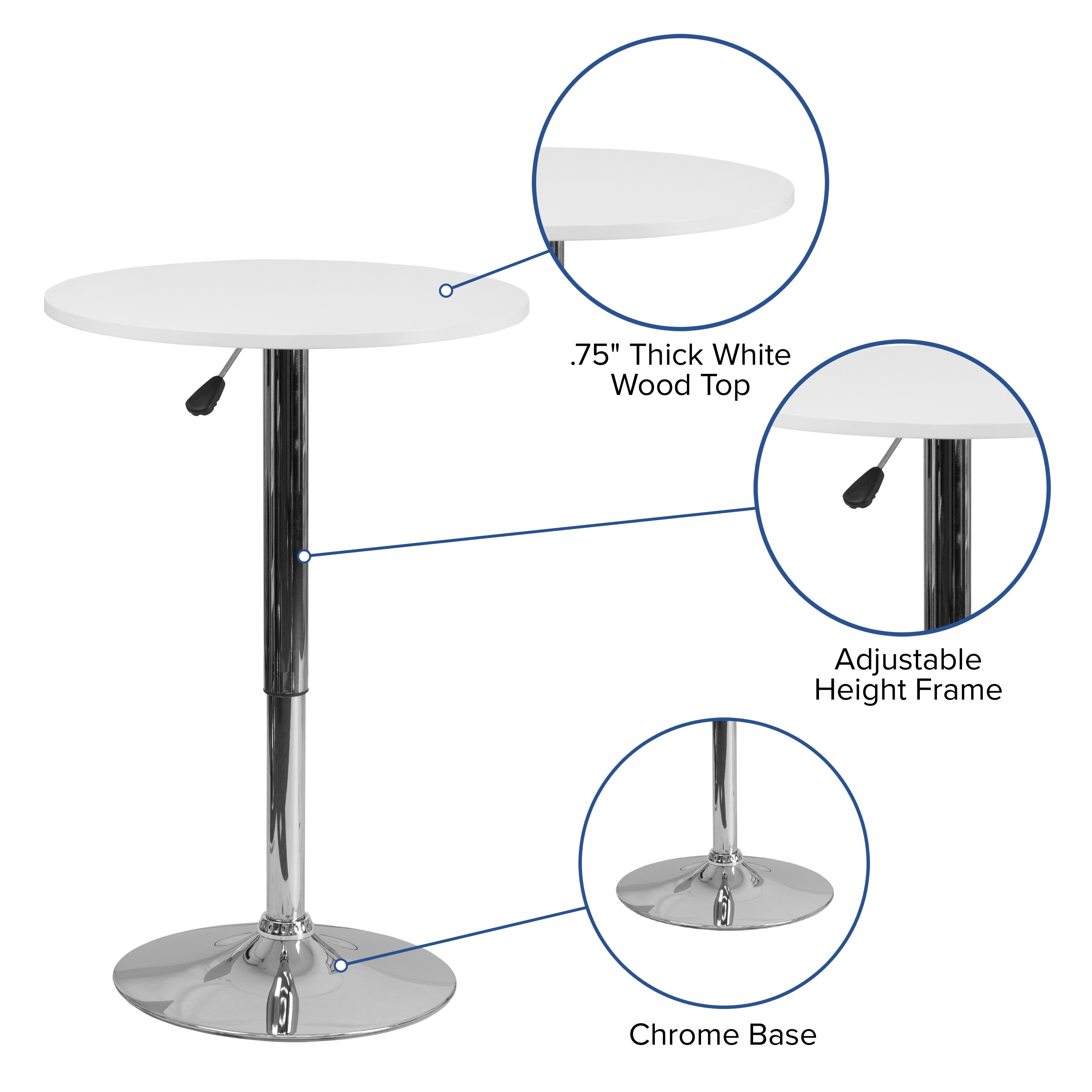 Flash Furniture 889142011354 Dining-Tables - View #5
