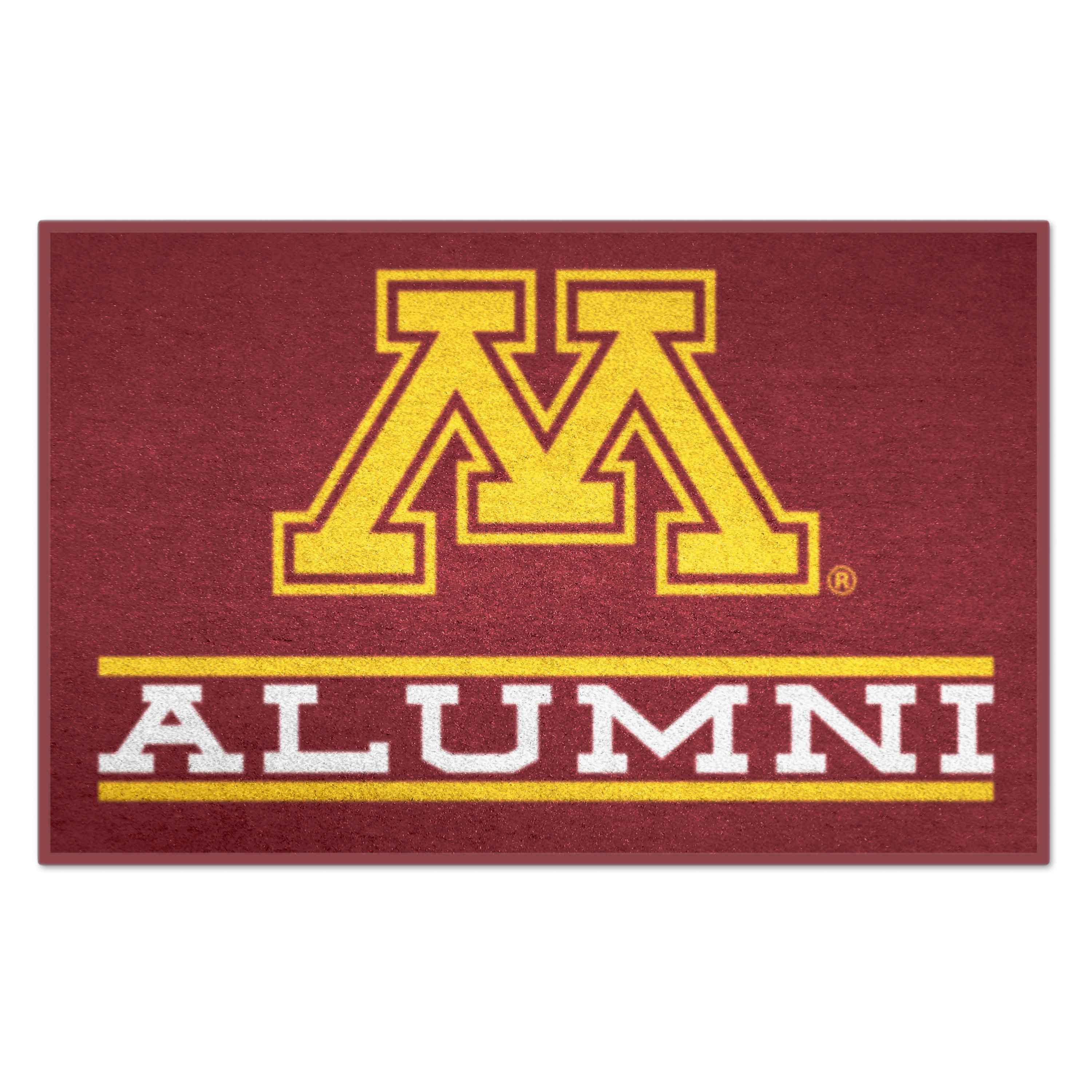 FANMATS 18354 Minnesota Golden Gophers 30-in x 19-in Red Nylon Indoor or outdoor Decorative Sports Door Mat
