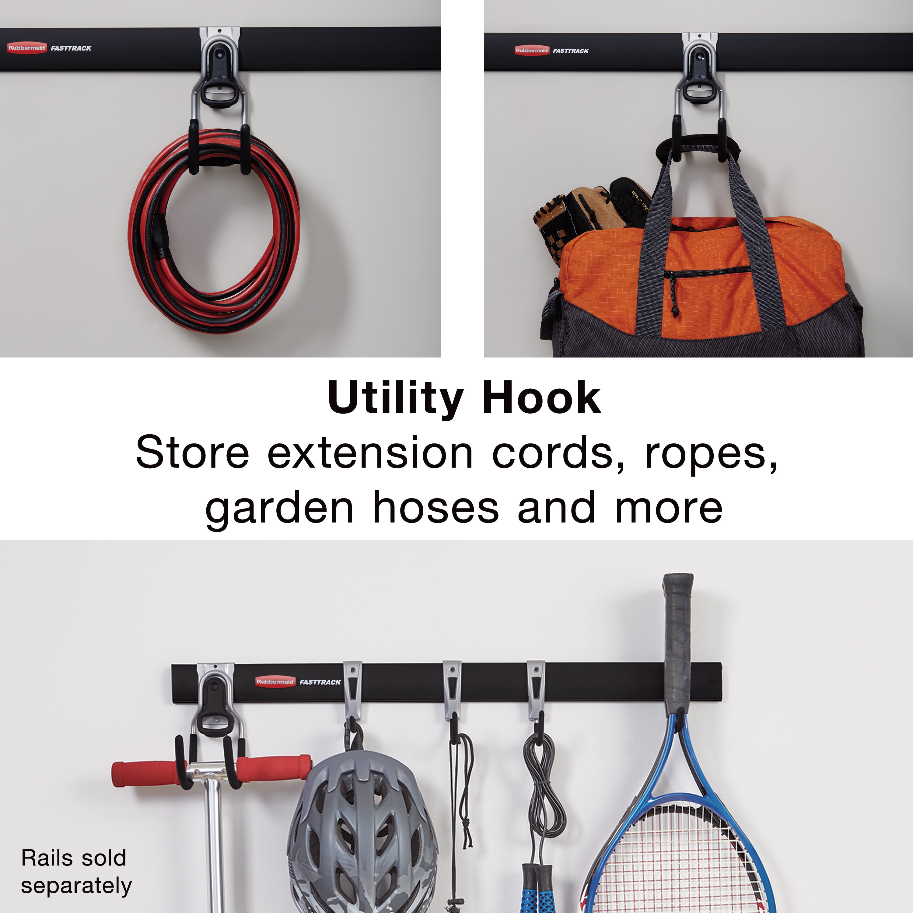 Rubbermaid 1784461 Garage-Storage-Hooks - View #2