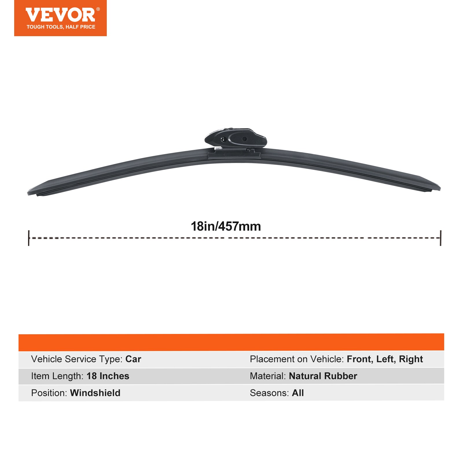 VEVOR YGPXJ18SINGLEQ3VYV0 Wiper-Blades - View #8
