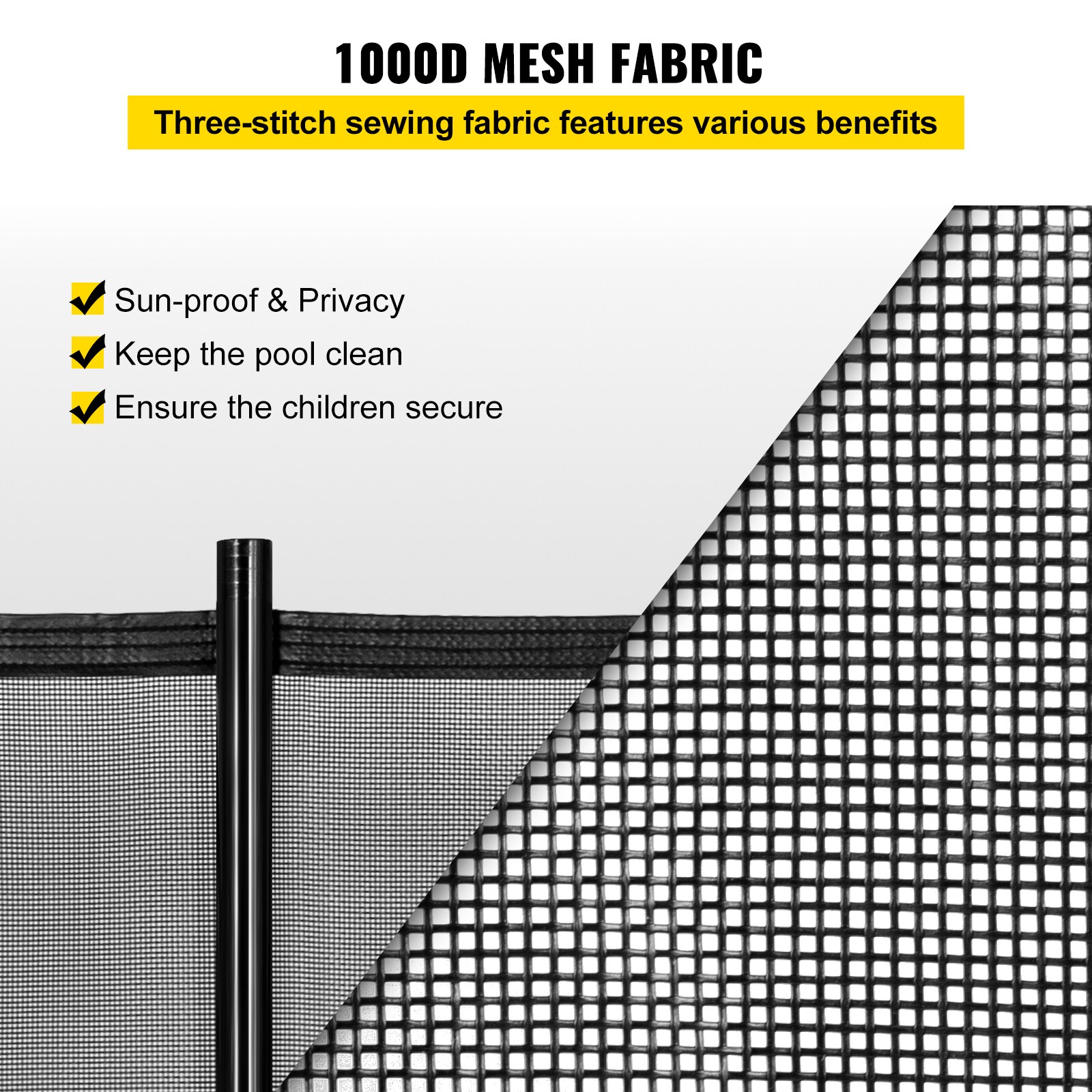 VEVOR KCXYCWLL412FT18UYV0 Pool-Safety-Barrier-Panels - View #4