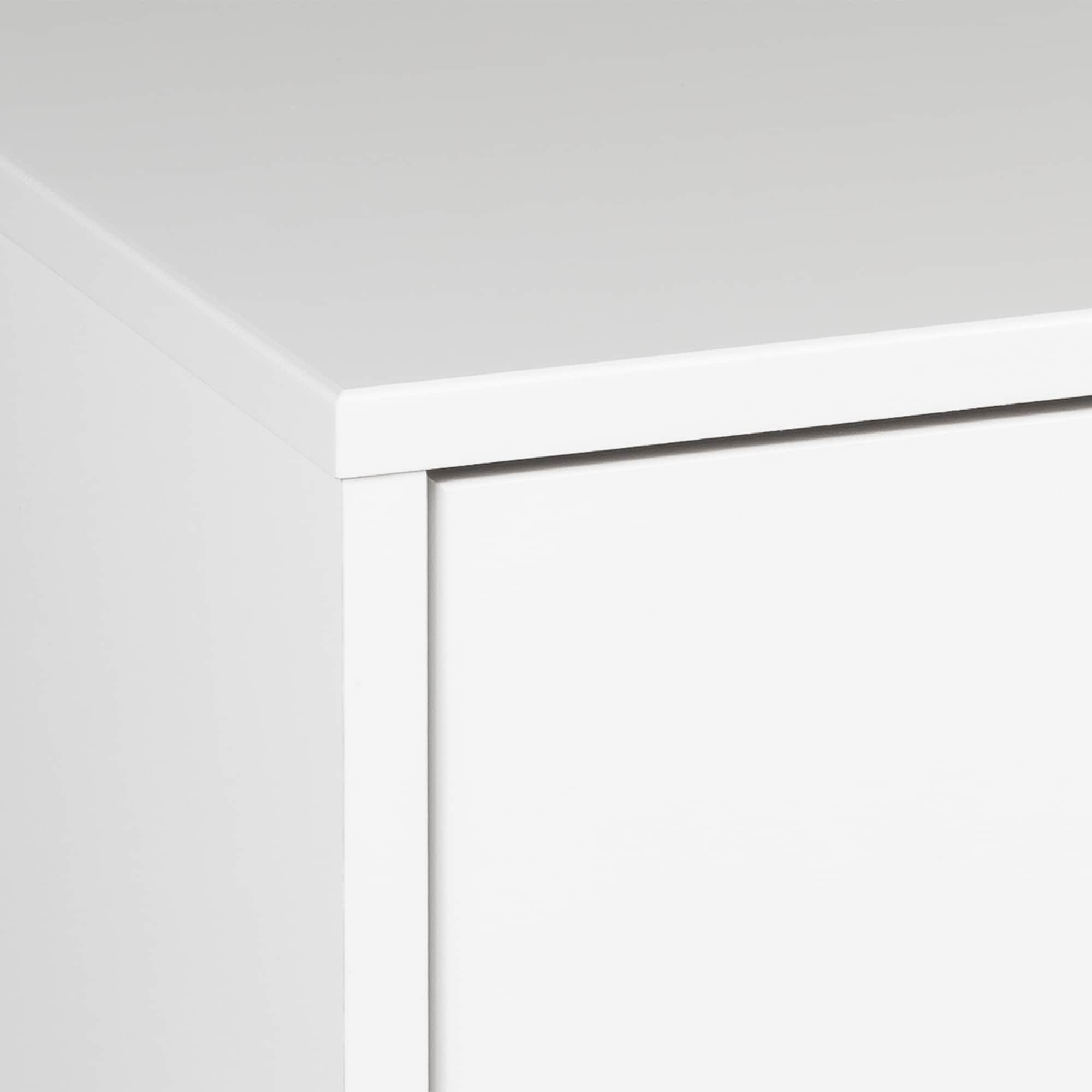 Prepac Bedroom HangUps White 4-Drawer Standard Dresser in the Dressers ...