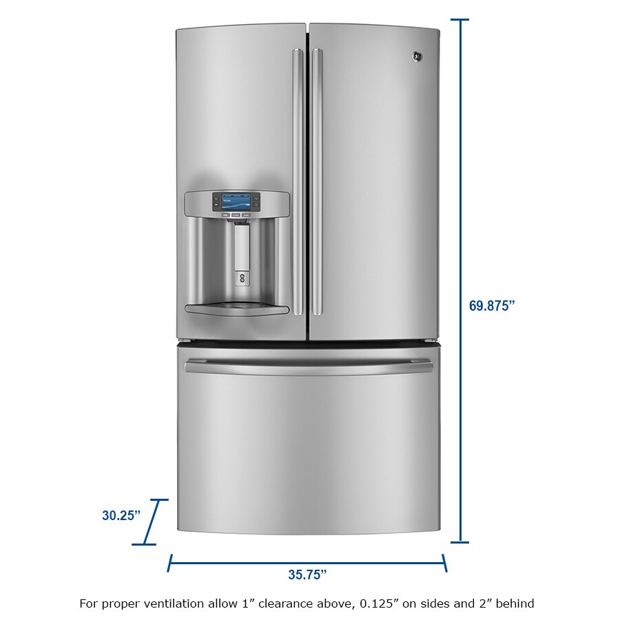 GE PYE23PSDSS French-Door-Refrigerators - View #9