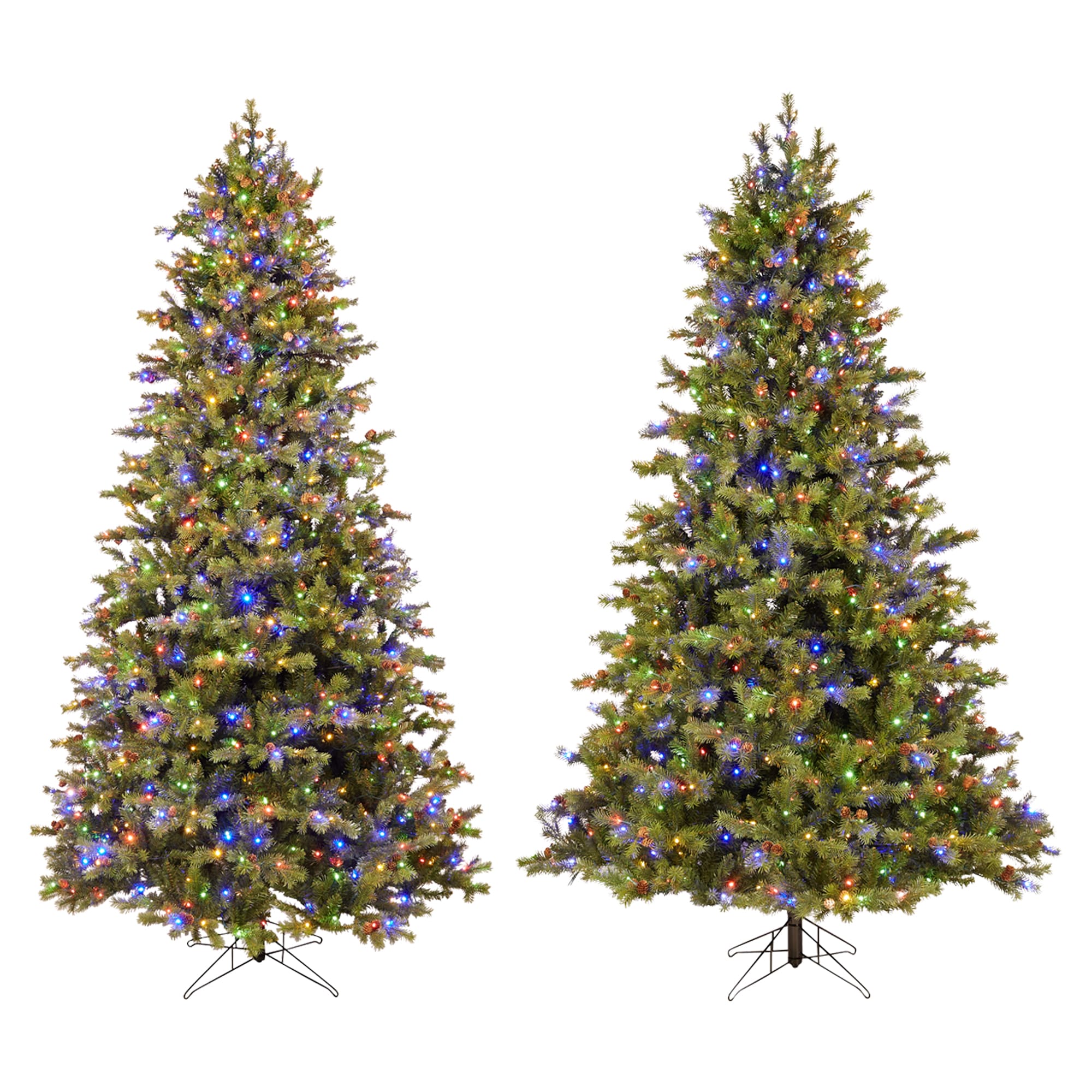 Shop GE Cedar Rock Fir Artificial Christmas Tree Collection at Lowes.com