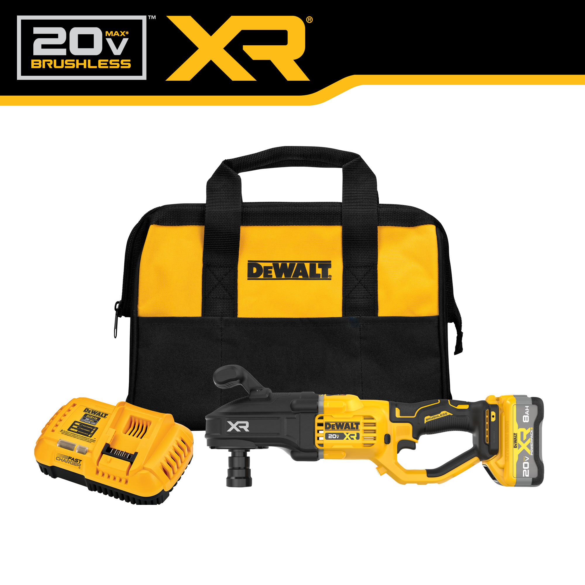 DEWALT XR 20-volt Max 7/8-in Keyed Brushless Cordless Drill (1-Battery Included, Charger Included and Soft Bag included) DCD447WW1 Sansujyuku sansujyuku.com