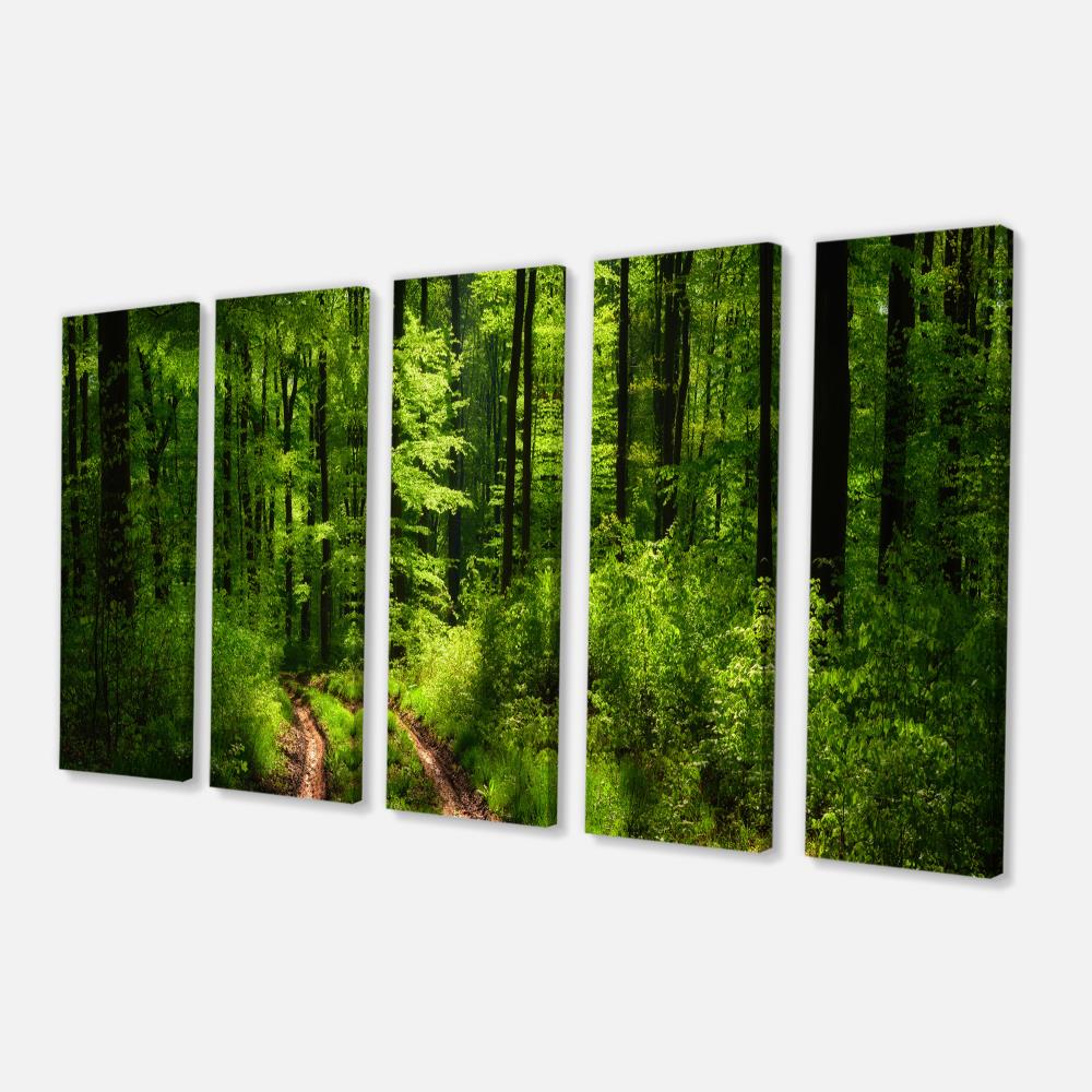 Designart 28-in H x 60-in W Landscape Print on Canvas in the Wall Art ...