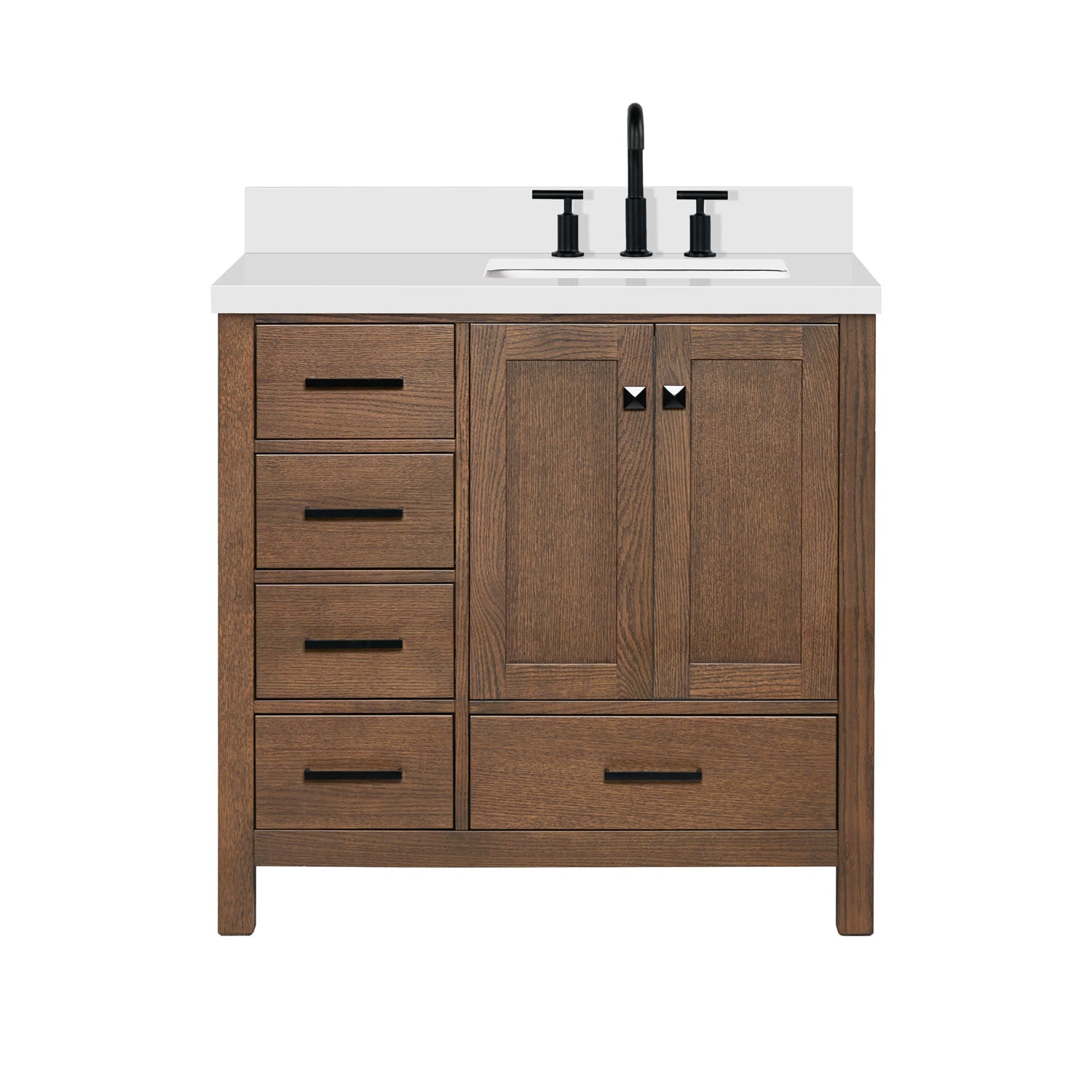 ARIEL A037SRWQRVOBRO Bath-Vanity-Combo - View #2