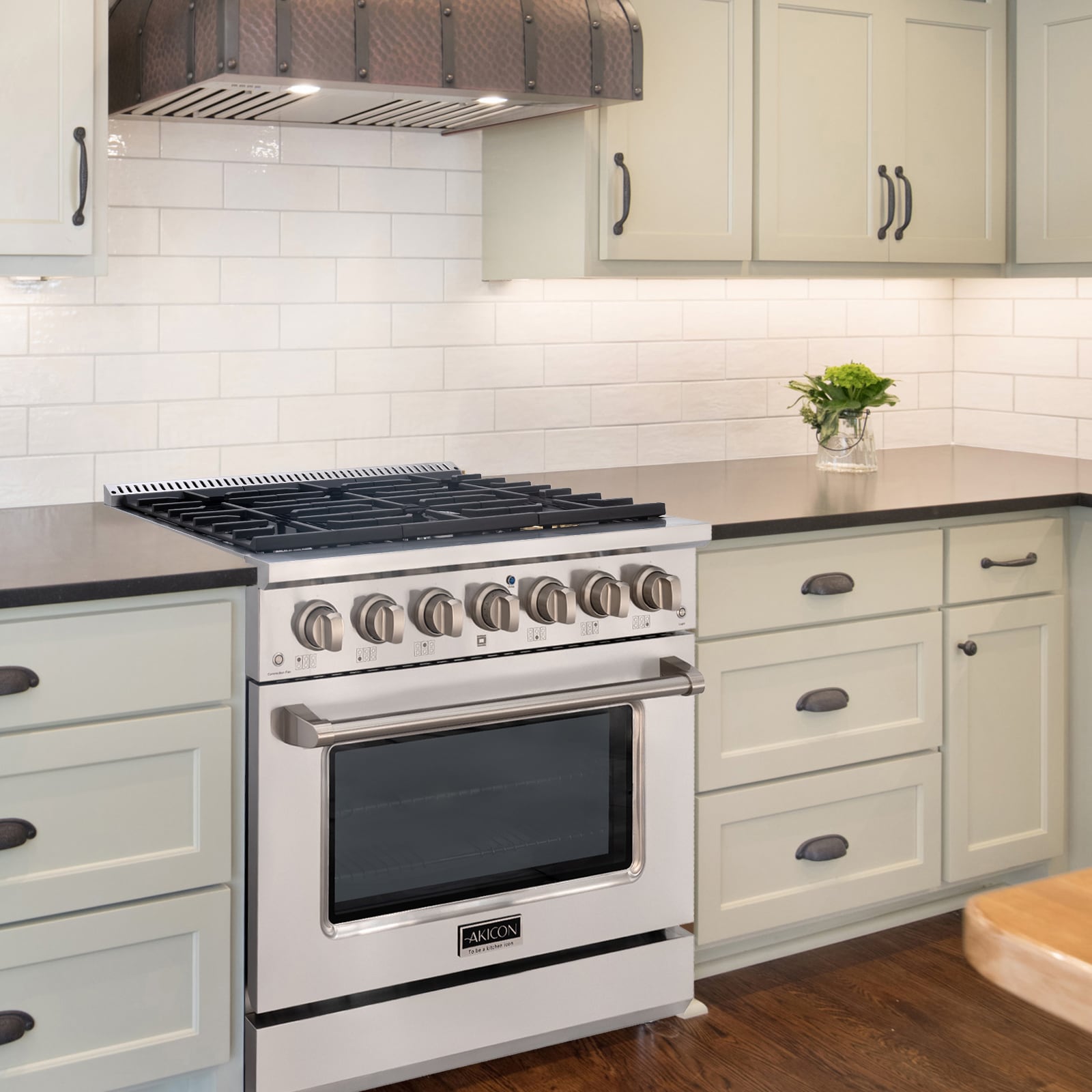 Akicon AK-JK36A1-SS Freestanding-Gas-Ranges - View #3