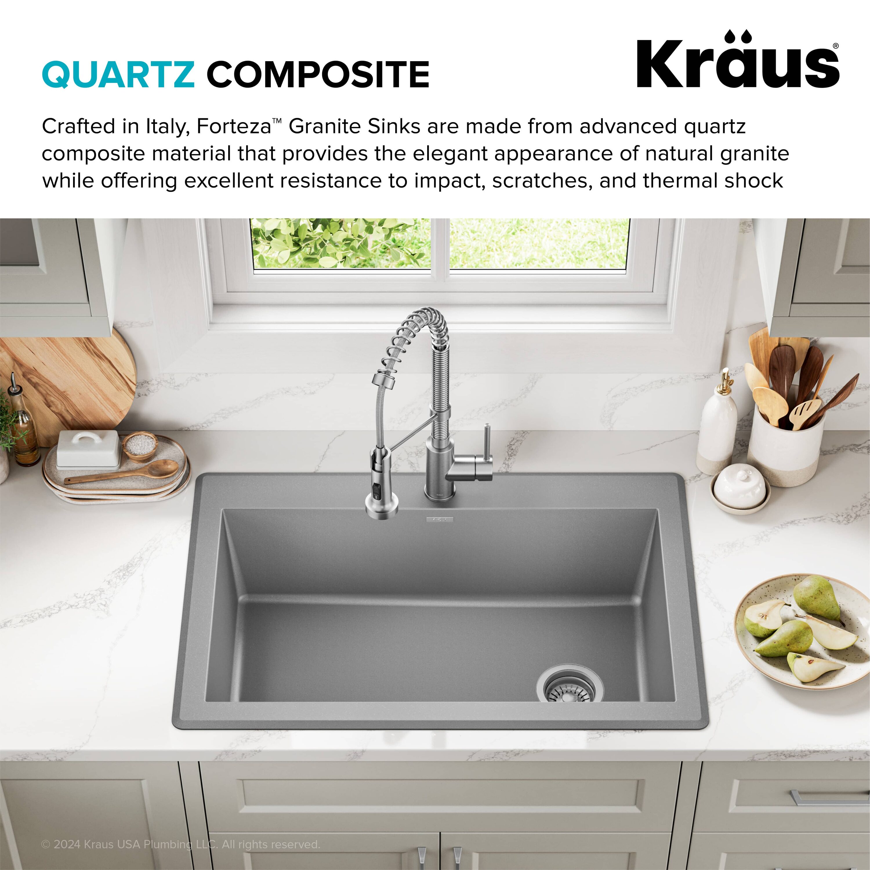 Kraus KGD-54GREY Kitchen-Sinks - View #7