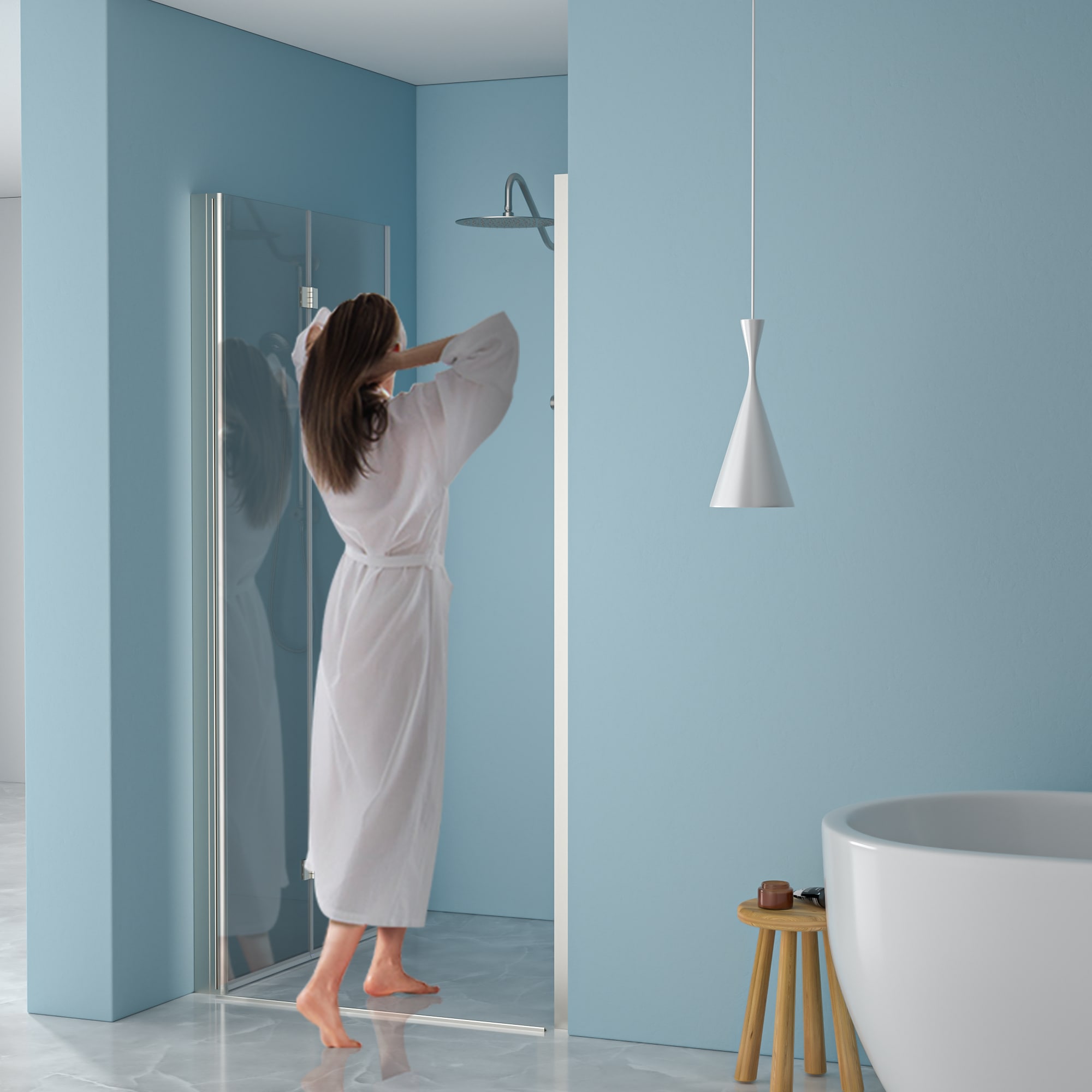 LOVMOR SF-X-W1243P198258 Shower-Doors - View #3