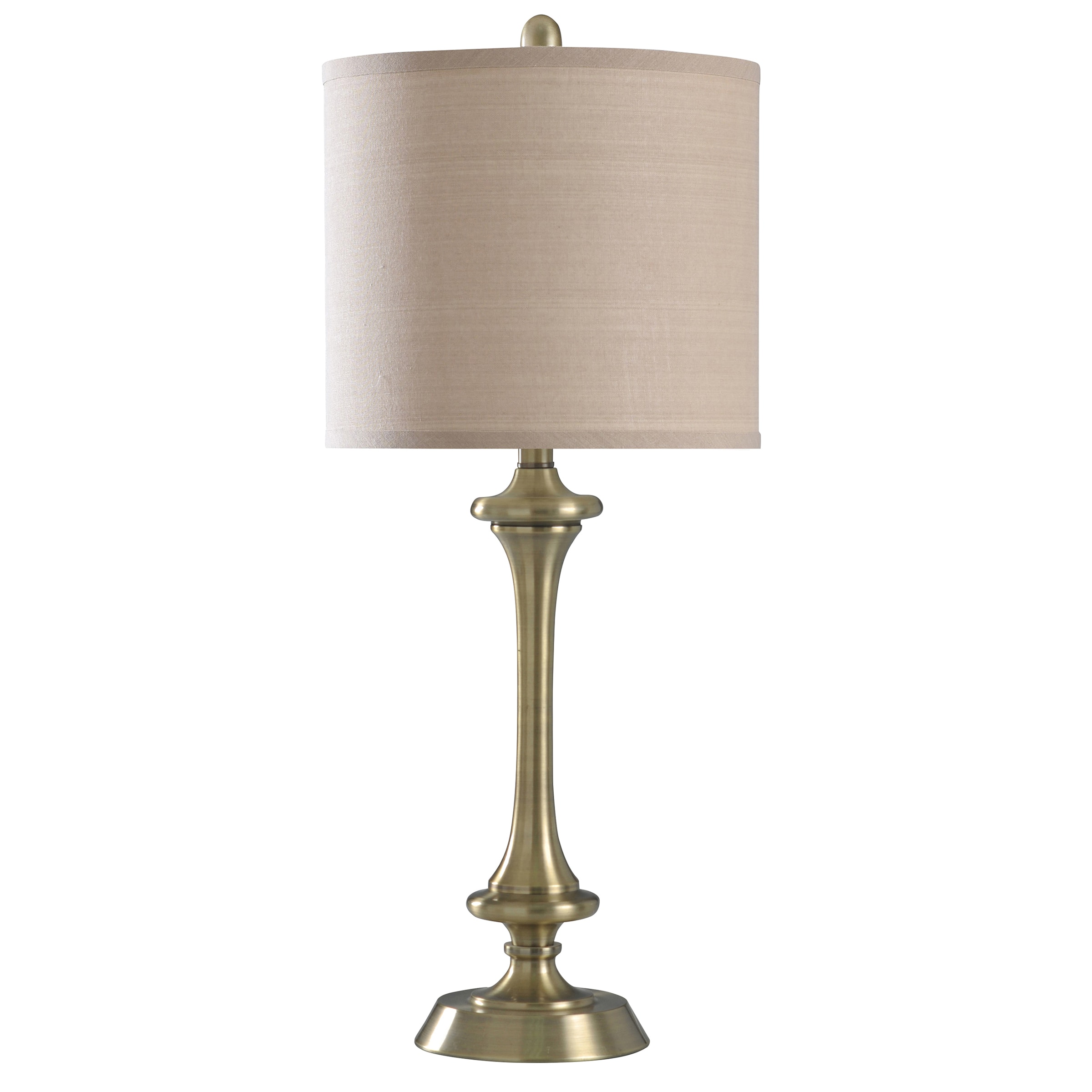 StyleCraft Home Collection 29-in Antique Brass 3-Way Table Lamp with ...