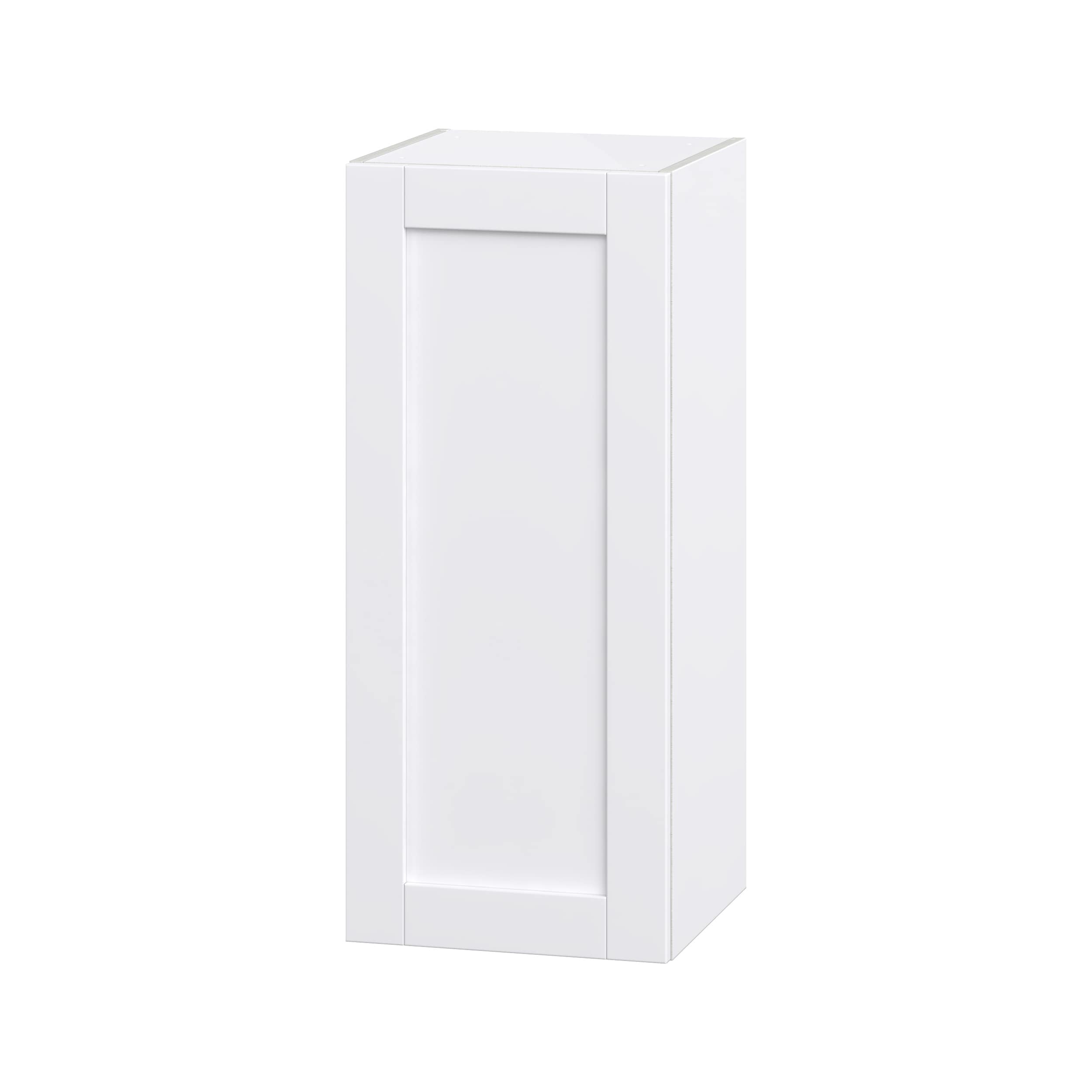 Hugo&Borg DSW1535(L/R)-RM Rosemont 15-in W x 35-in H x 14-in D Glacier White Wall Fully assembled Cabinet (Flat Panel Shaker)