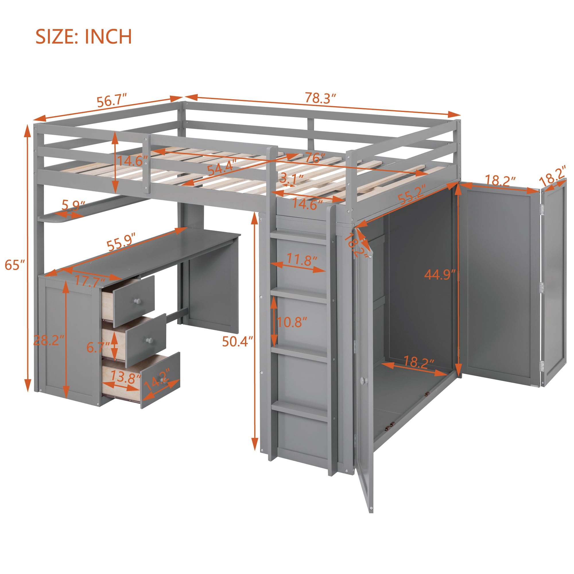 Clihome CL-LF0302E Bunk-Beds - View #9