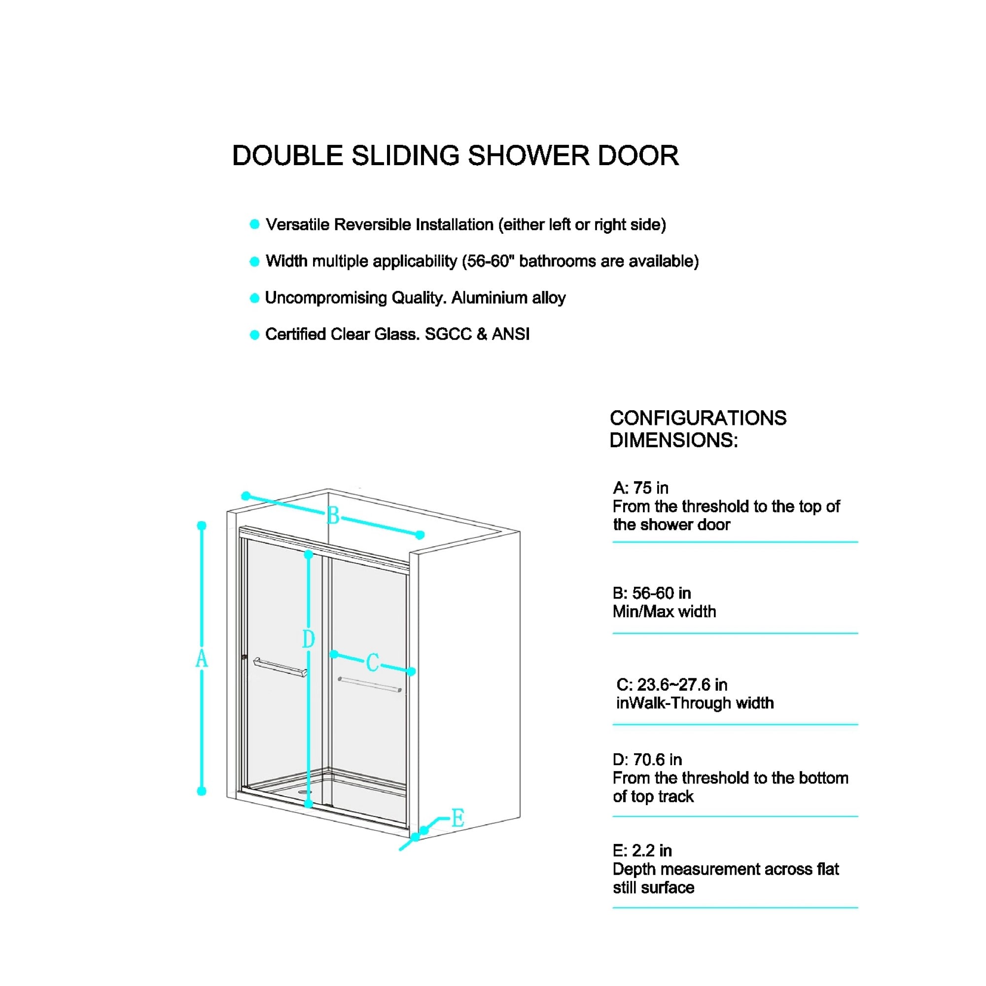 AAZJ JPS-W2122P362408 Shower-Doors - View #11