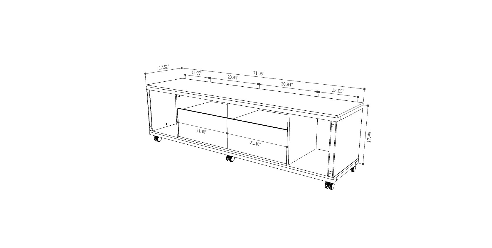 Manhattan Comfort 15454 Tv-Stands - View #3