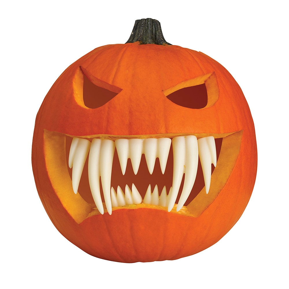 Fun World Ghost Neon Light Pumpkin Carving Kit Standard