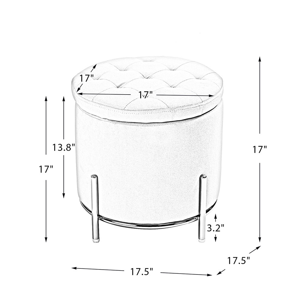 14 Karat Home OTDT0247-MUSTARD Indoor-Ottomans - View #8