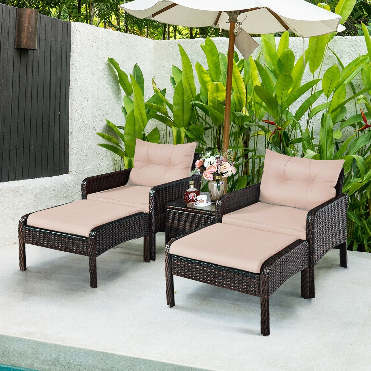 Slickblue D-CO-+NB15666WH Patio-Conversation-Sets - View #2
