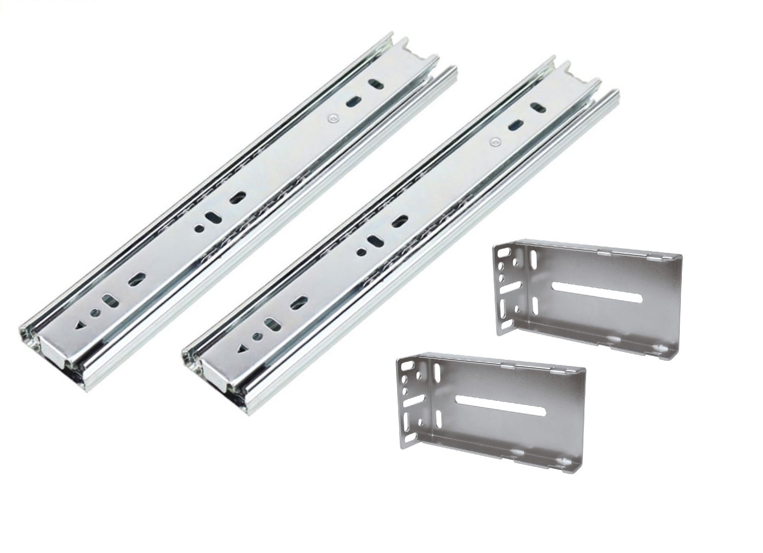 Color: 13 inch Drawer Slides Guide Rail2 for Kitchen Cabinet Cupboard Zinc Plated Metal