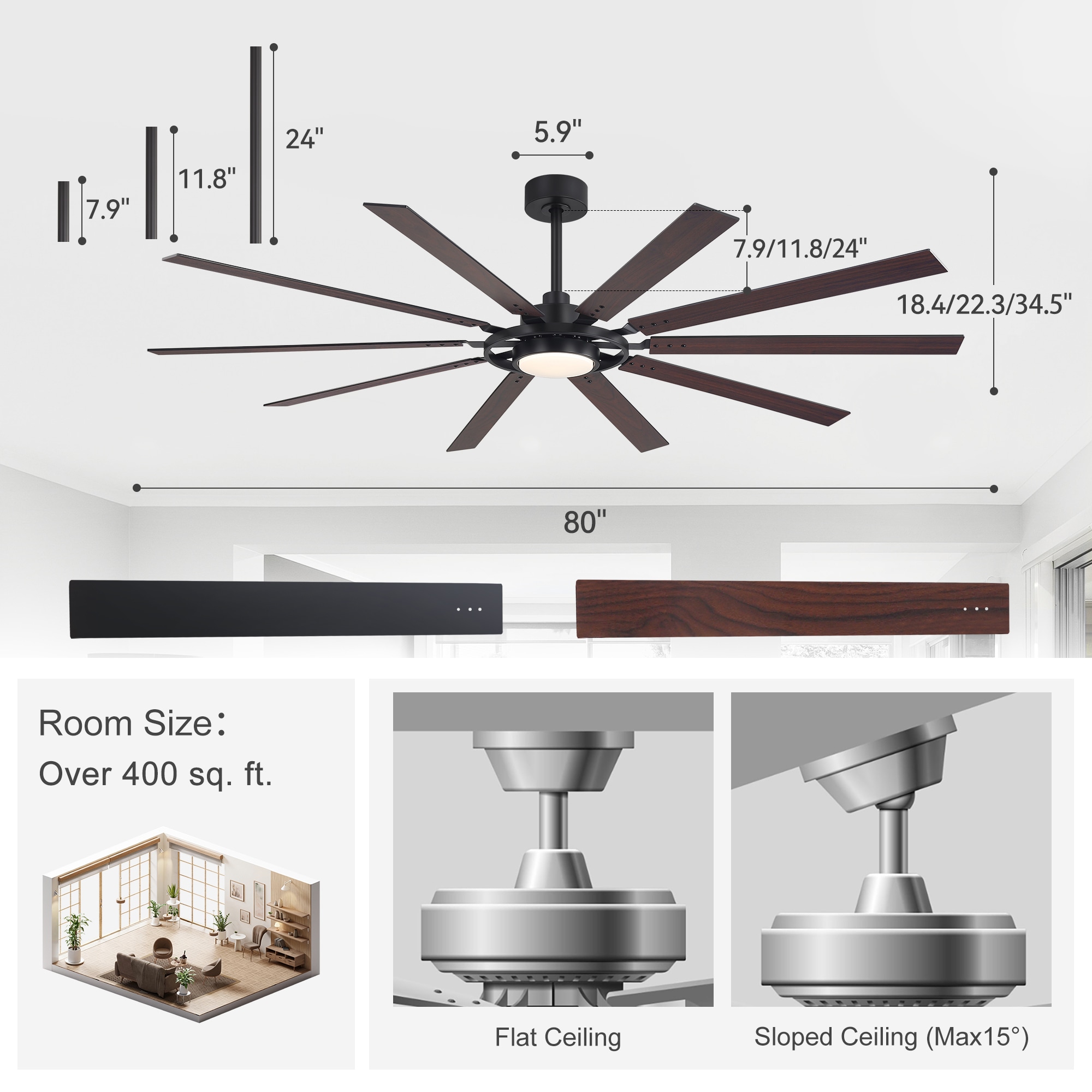Breezary 37016-BK Ceiling-Fans - View #11