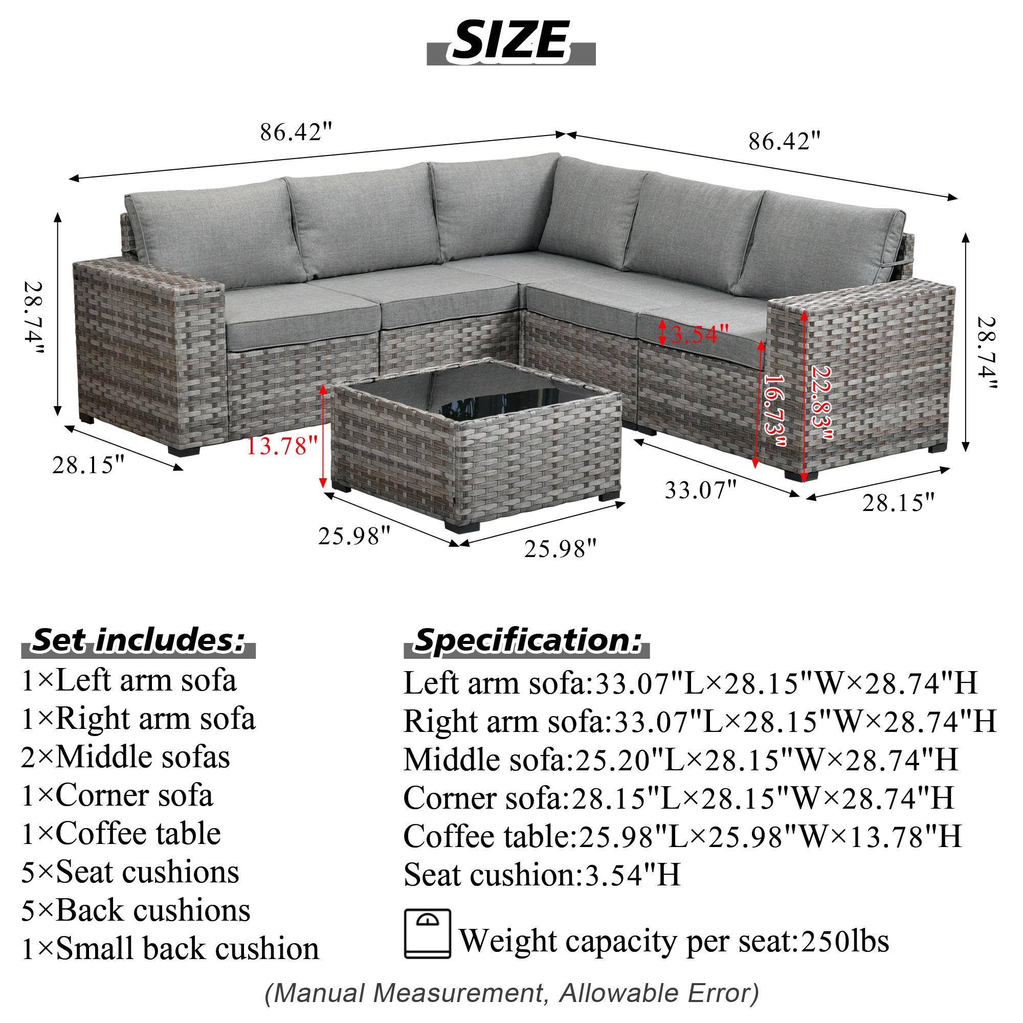 Pouuin SBBR206 Patio-Sofas-Daybeds - View #9