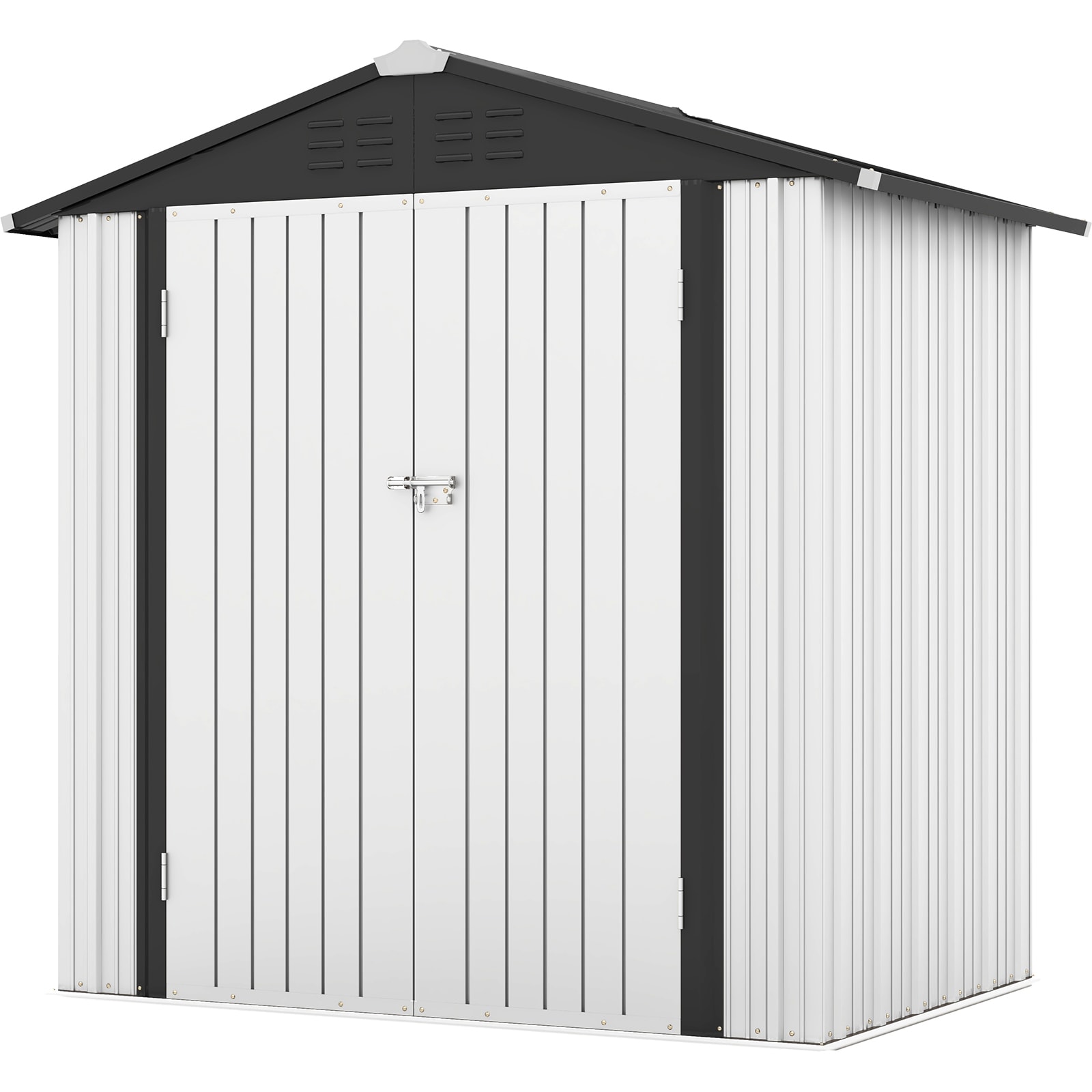 Patiowell 6-Feet x 4-Feet Galvanized steel Storage Shed