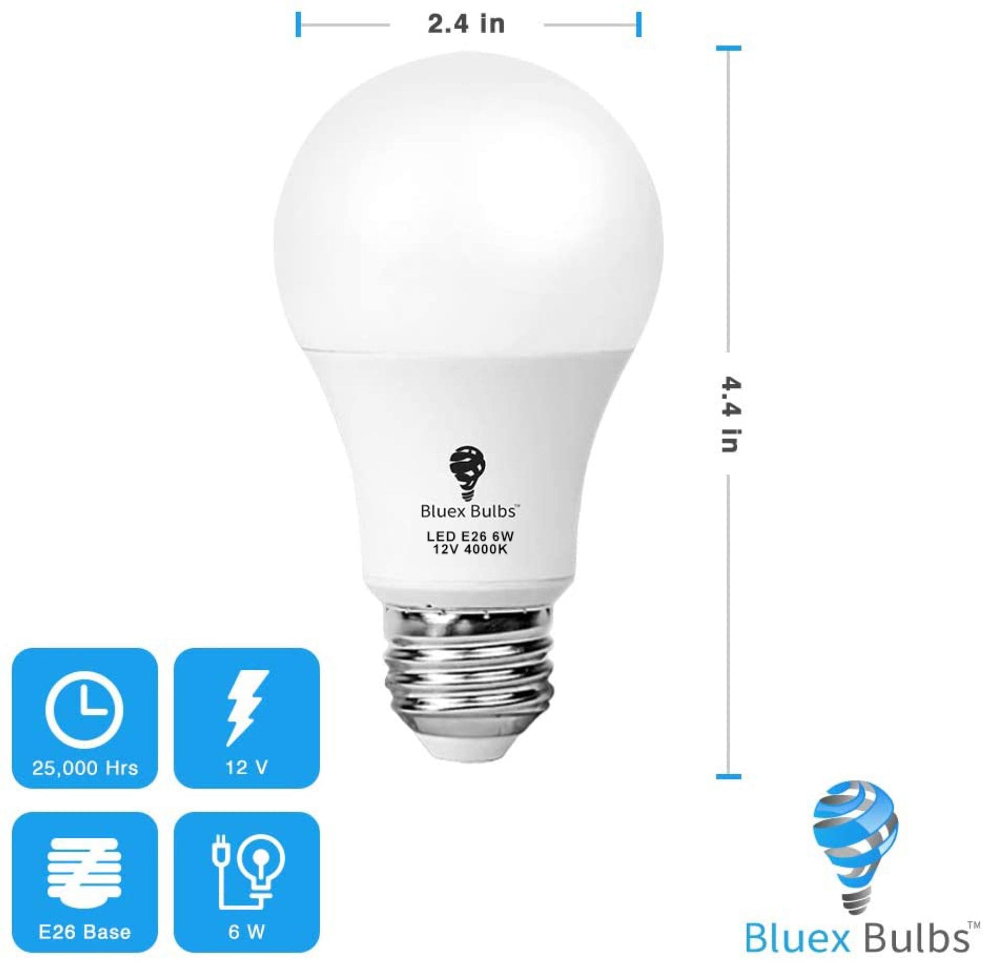 Leuren Een deel Uitgang Bluex Bulbs BlueX LED 50-Watt EQ A19 Warm White E26 LED Light Bulb (6-Pack)  in the General Purpose LED Light Bulbs department at Lowes.com