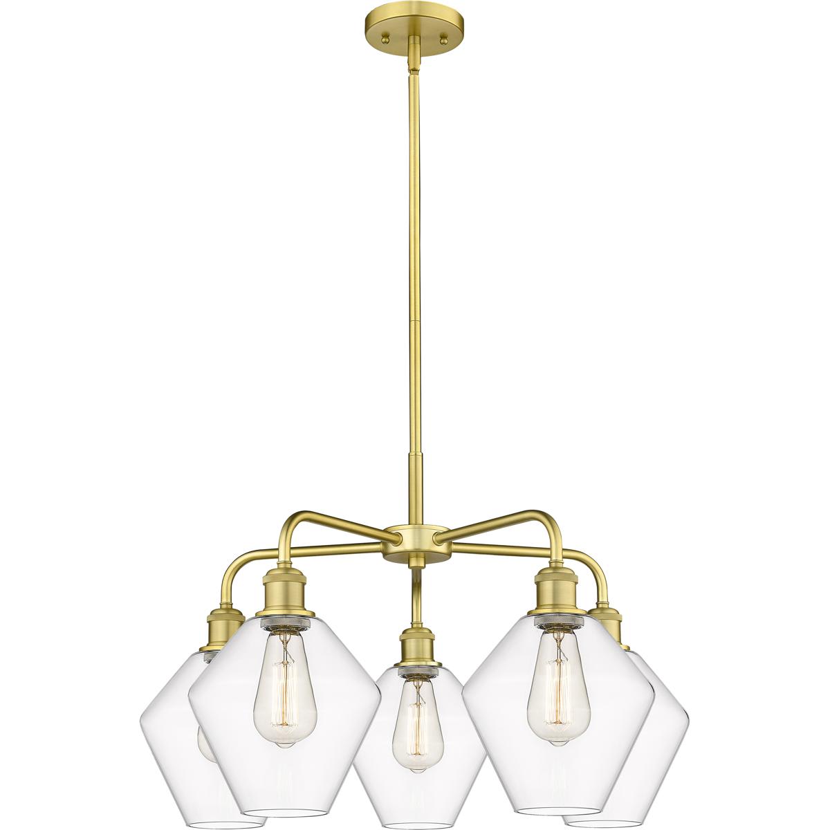 Innovations Lighting - 516-5CR-SG-G652-8 Cindyrella Chandelier Satin Gold