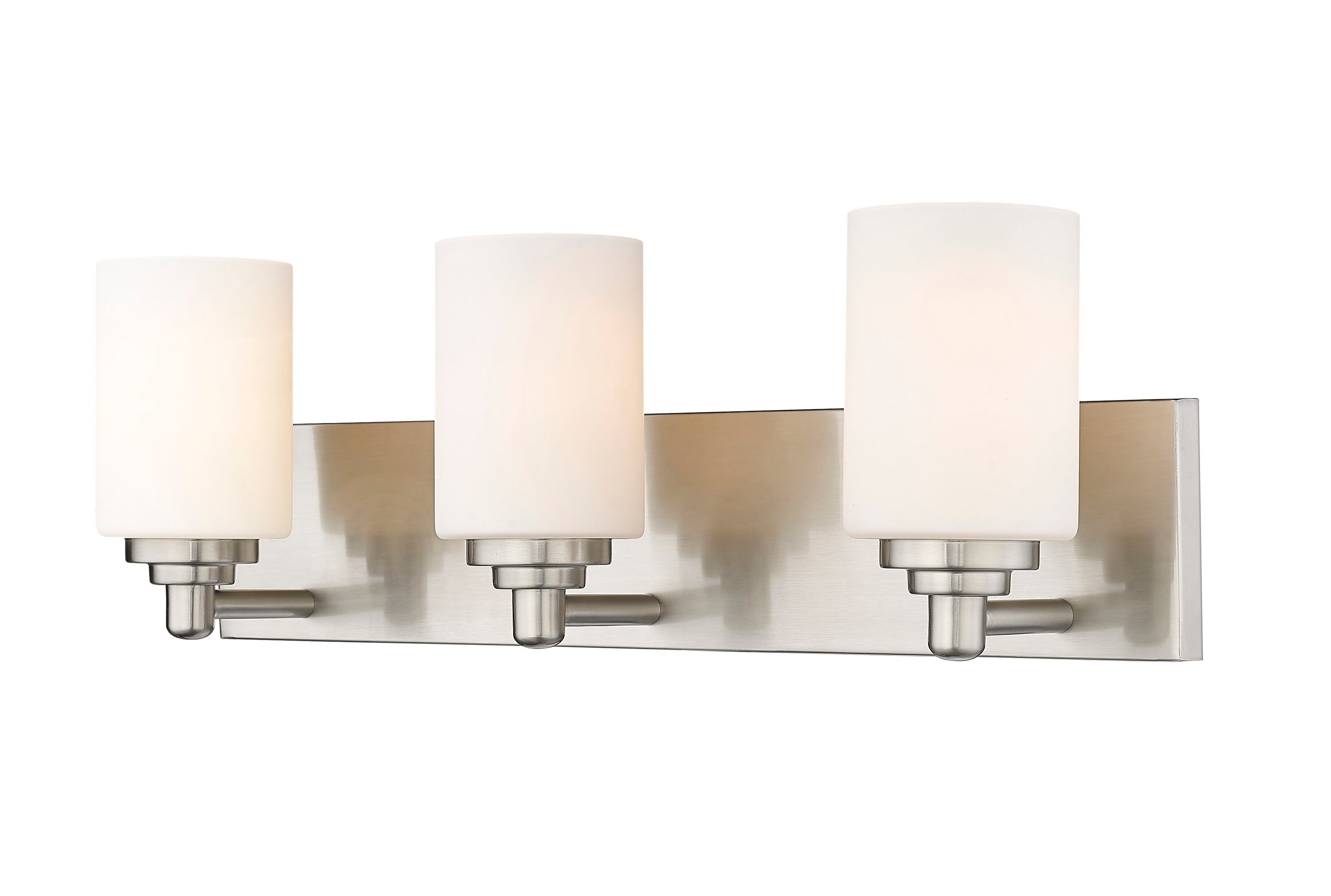 Z-Lite 485-3V-BN Soledad 23-in 3 -Light Brushed Nickel Transitional Vanity light